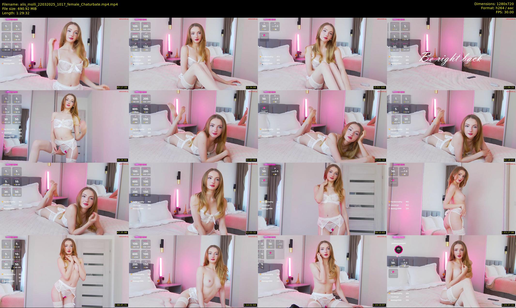 alis_molli — 90 minute Chaturbate female cam show recording, 720p, Mar 22, 2025
