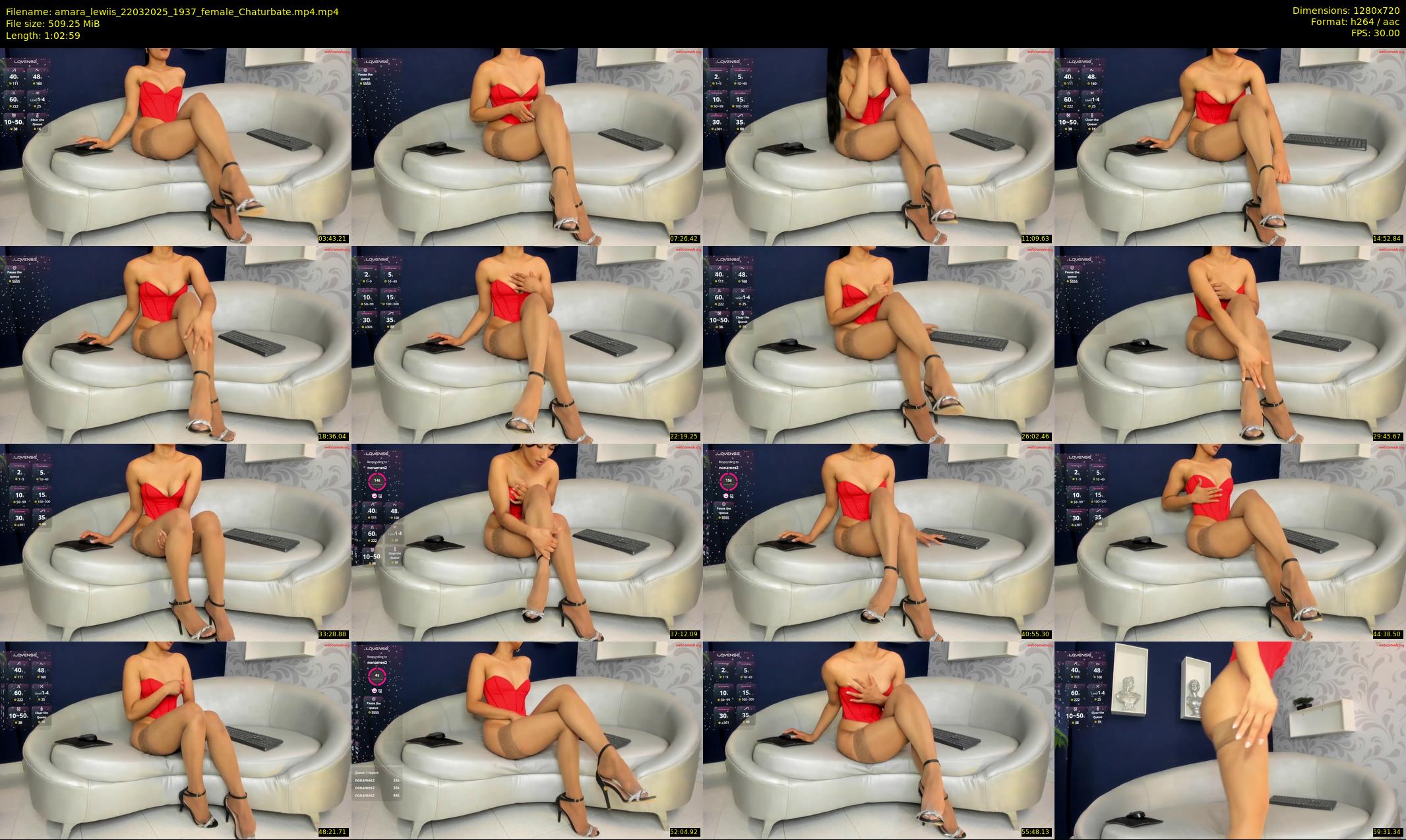 amara_lewiis — 63 minute Chaturbate female cam show recording, 720p, Mar 22, 2025