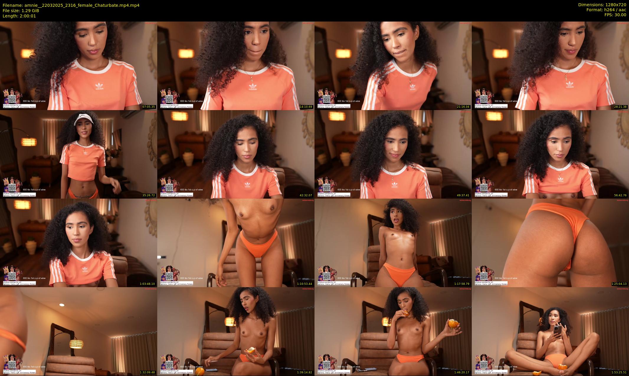 amnie_ — 121 minute Chaturbate female cam show recording, 720p, Mar 22, 2025
