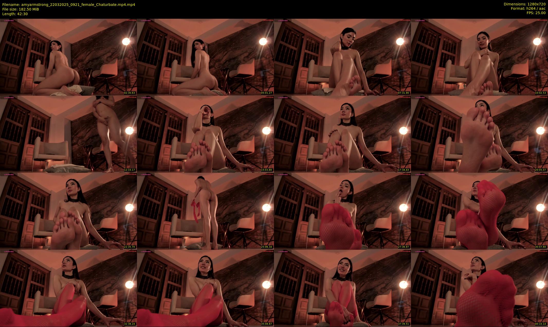 amyarmstrong — 43 minute Chaturbate female cam show recording, 720p, Mar 22, 2025