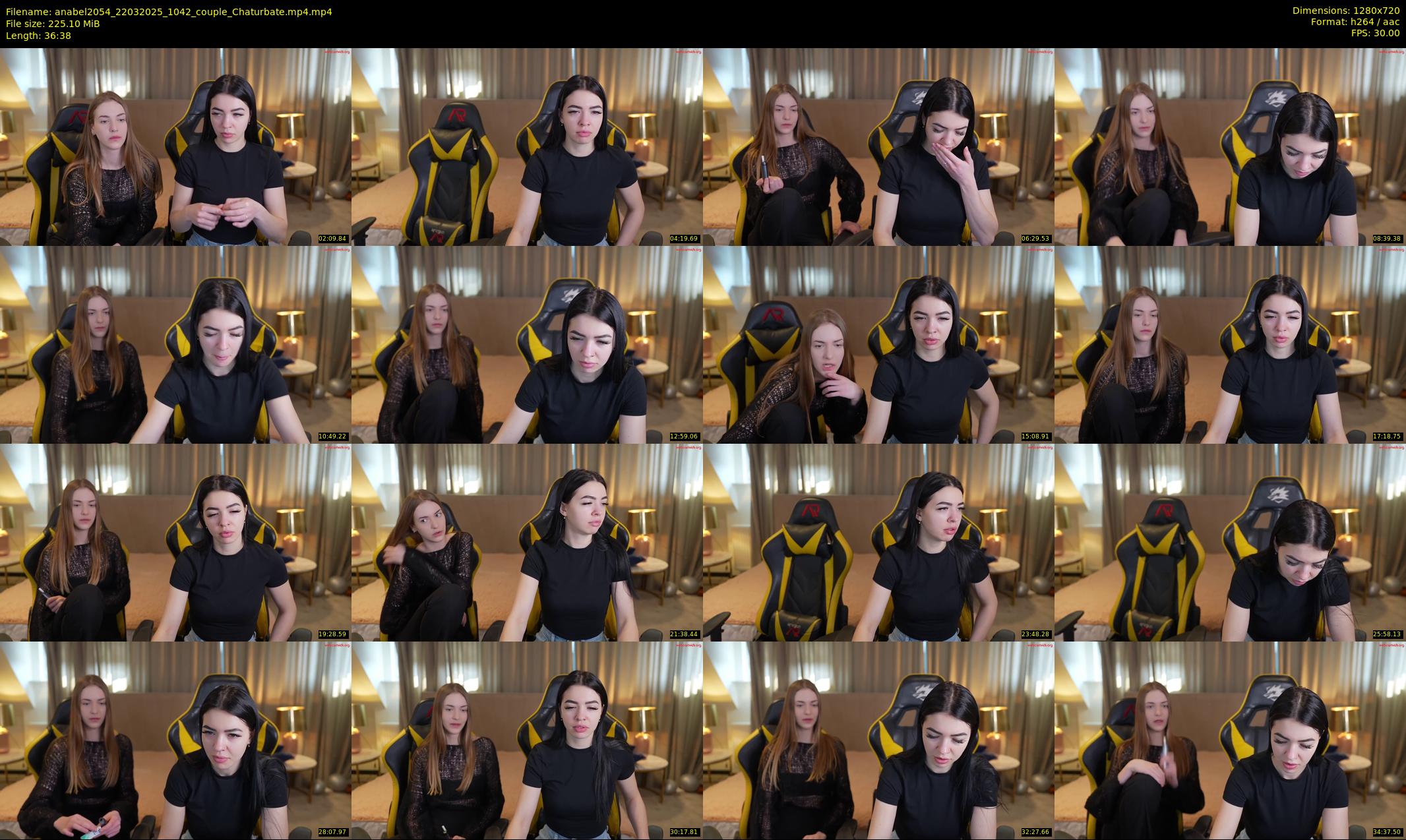 anabel2054 — 37 minute Chaturbate female cam show recording, 720p, Mar 22, 2025