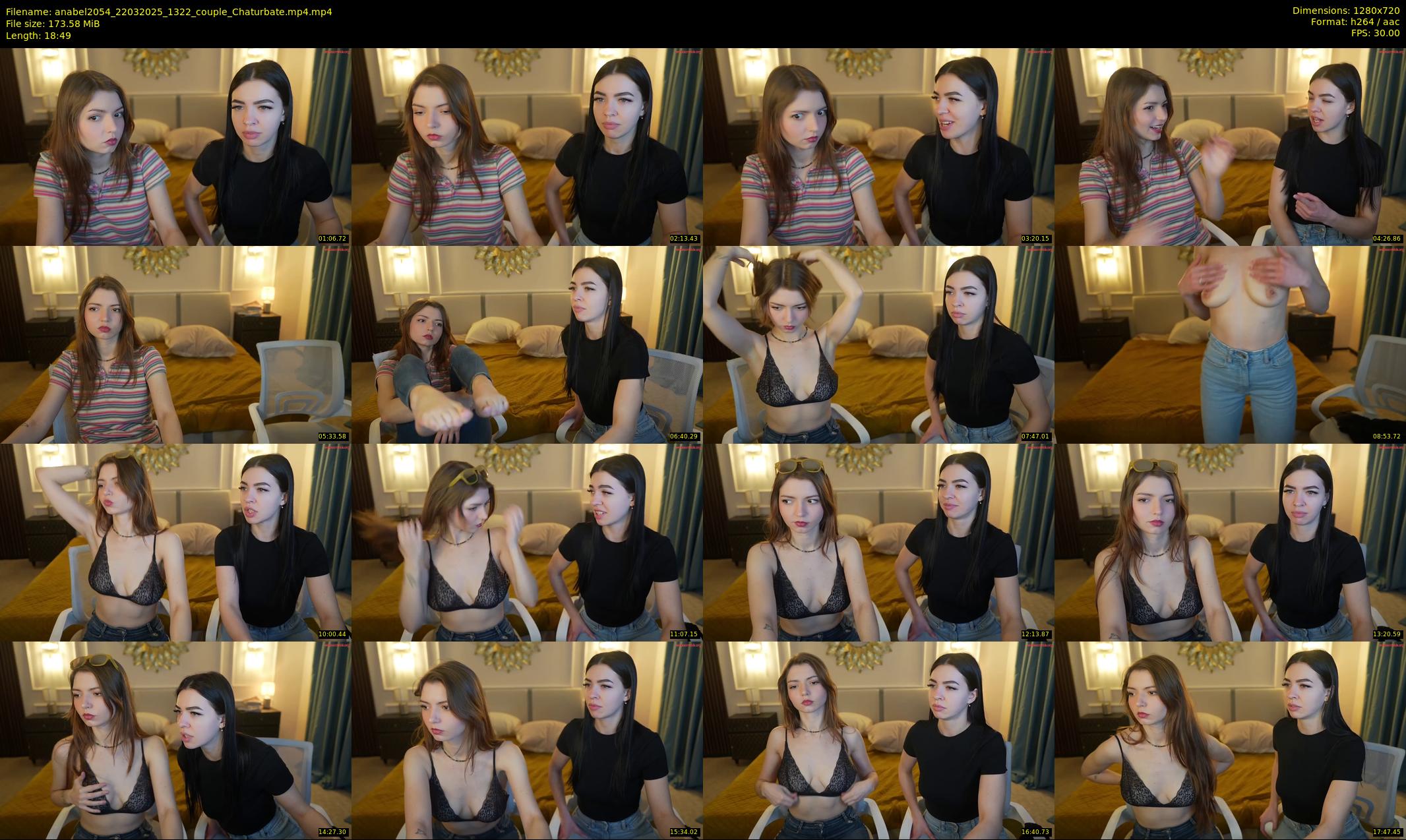 anabel2054 — 19 minute Chaturbate female cam show recording, 720p, Mar 22, 2025