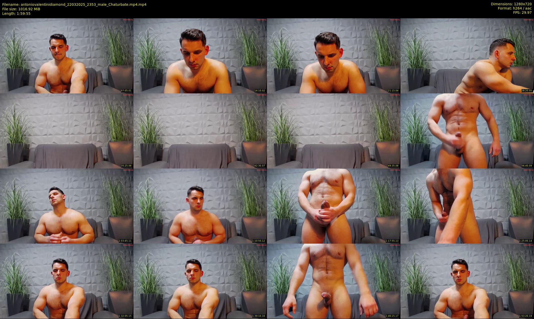 antoniovalentinidiamond — 120 minute Chaturbate male cam show recording, 720p, Mar 22, 2025