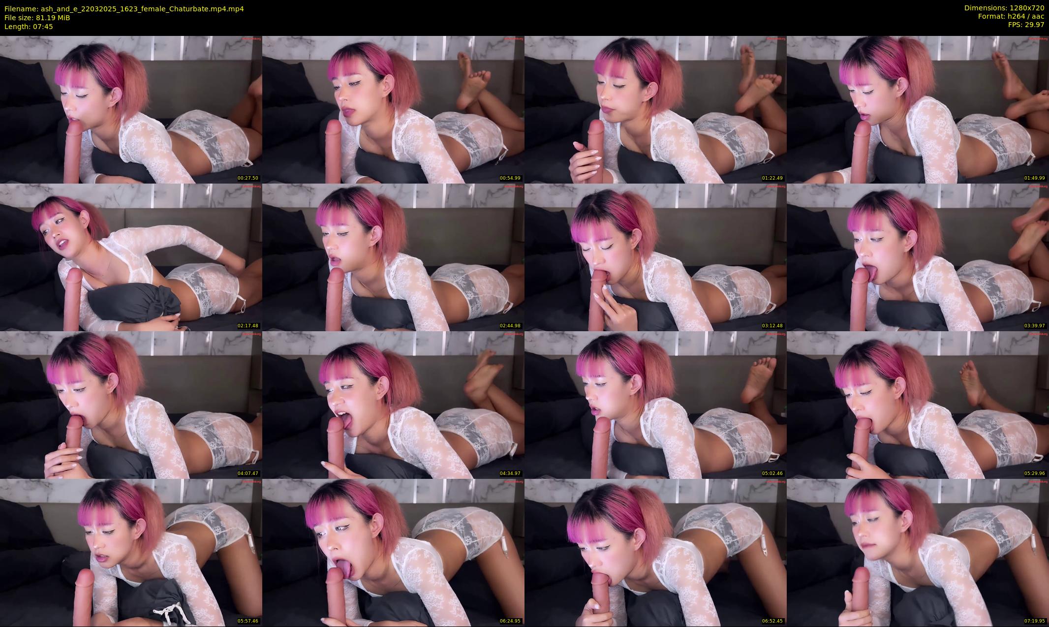 ash_and_e — 8 minute Chaturbate couple cam show recording, 720p, Mar 22, 2025