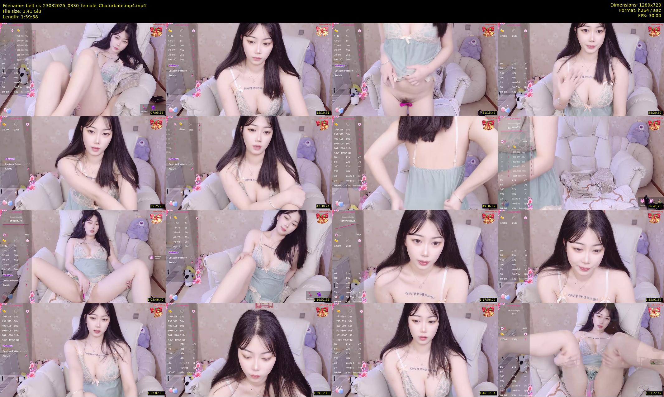 bell_cs — 120 minute Chaturbate female cam show recording, 720p, Mar 23, 2025