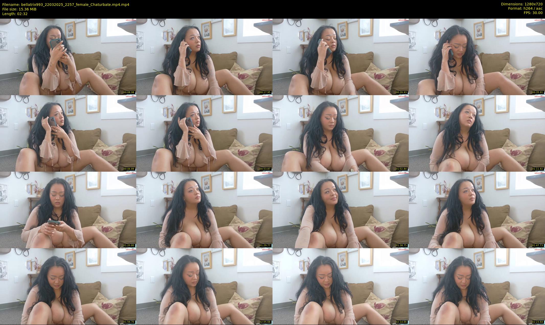 bellatrix993 — 3 minute Chaturbate female cam show recording, 720p, Mar 22, 2025