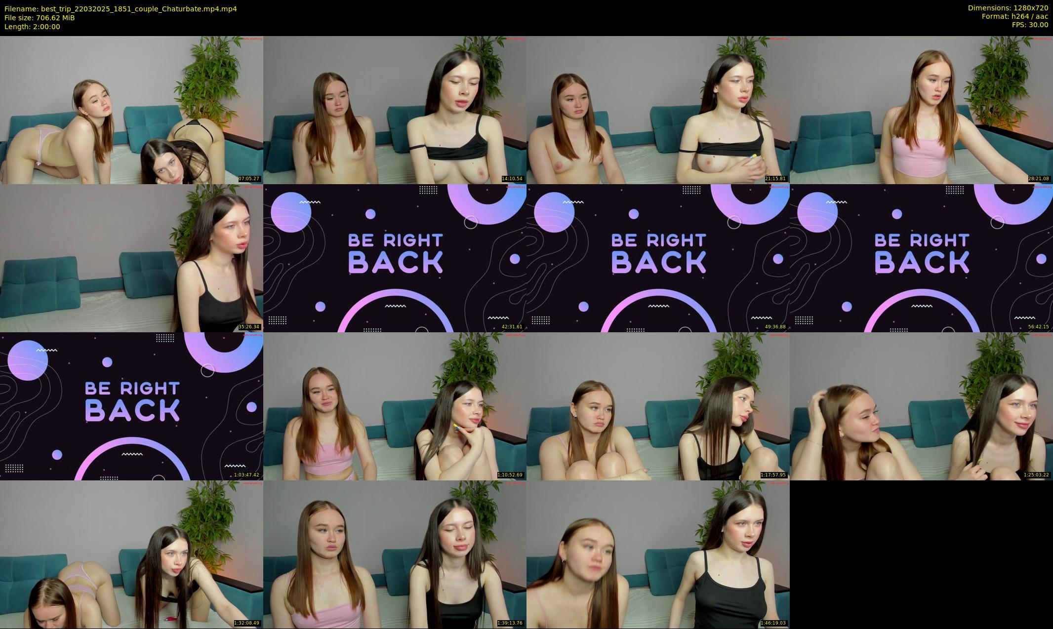 best_trip — 120 minute Chaturbate couple cam show recording, 720p, Mar 22, 2025
