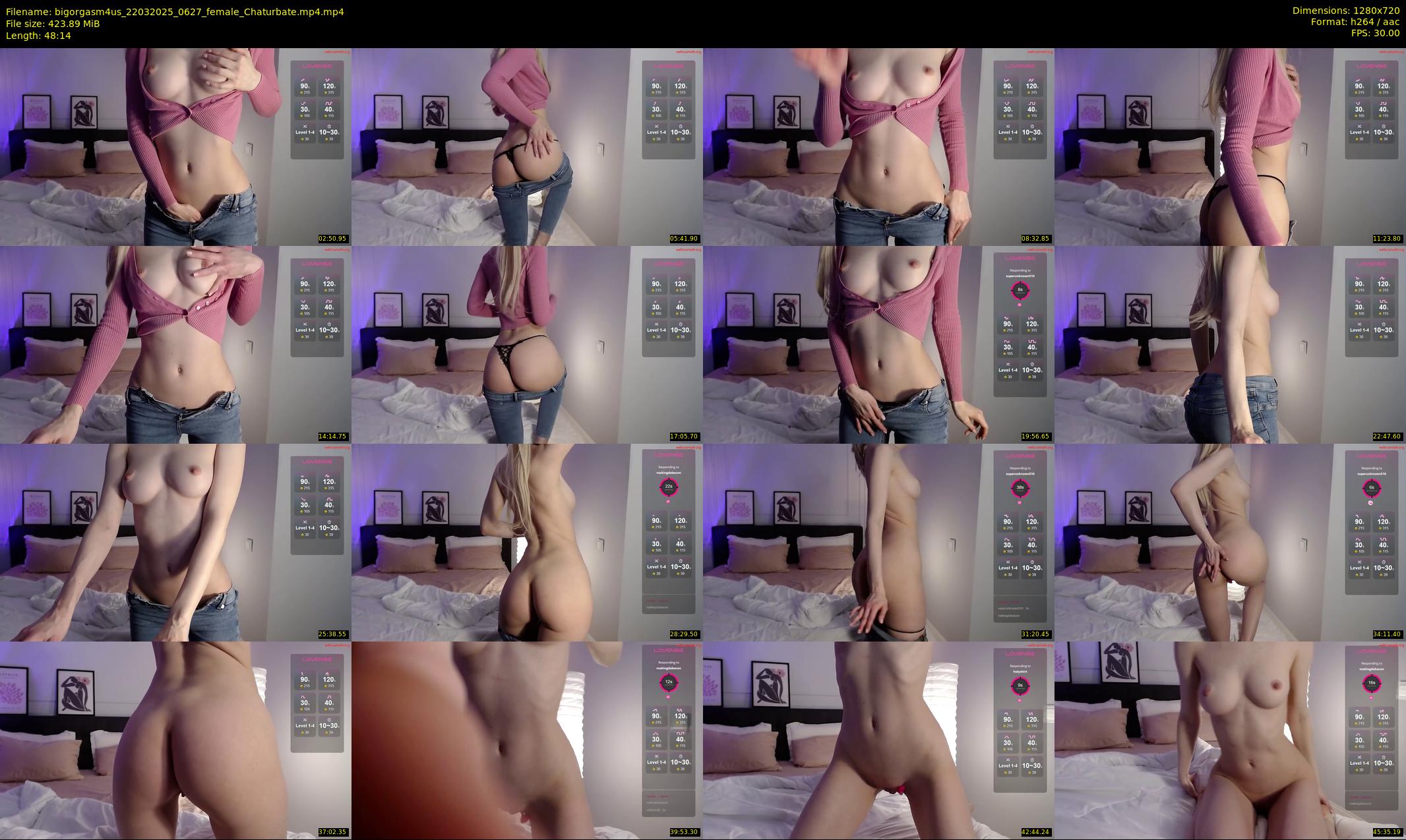 bigorgasm4us — 49 minute Chaturbate female cam show recording, 720p, Mar 22, 2025