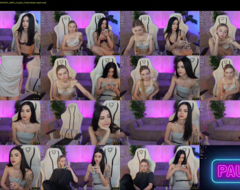bright_diamonds_054 — 85 minute Chaturbate couple cam show recording, 720p, Mar 22, 2025