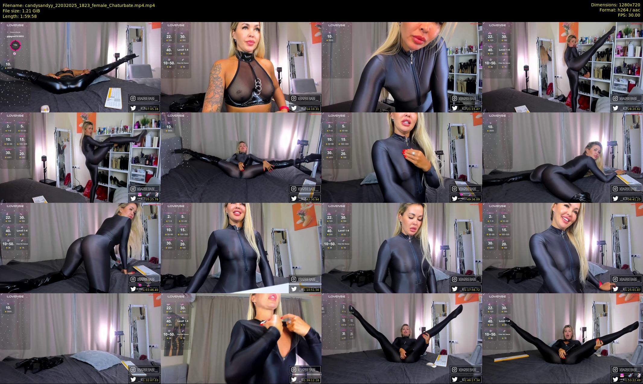 candysandyy — 120 minute Chaturbate female cam show recording, 720p, Mar 22, 2025
