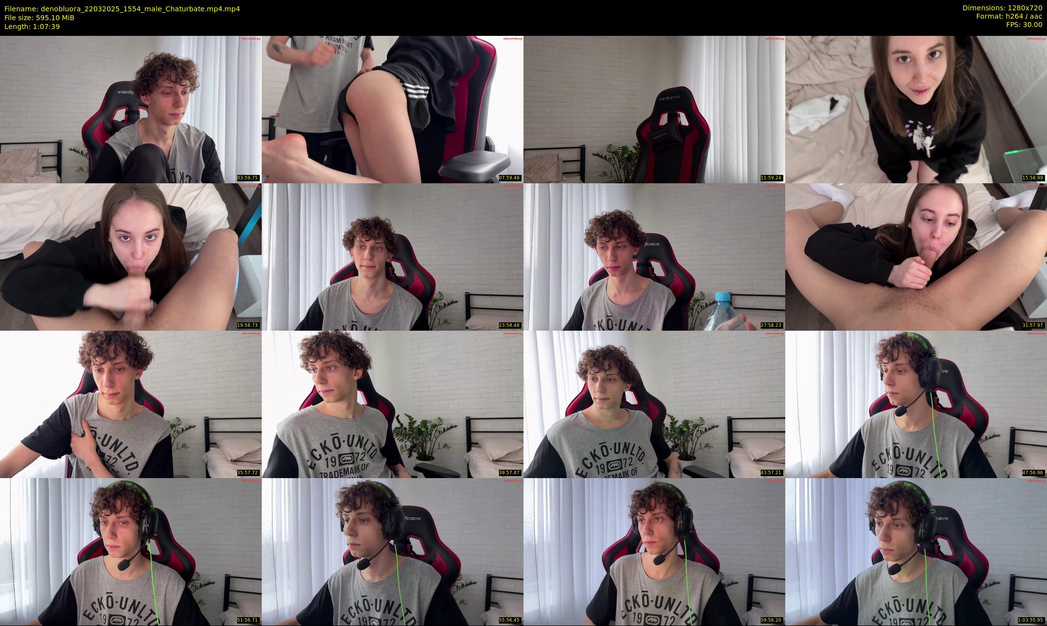 denobluora — 68 minute Chaturbate male cam show recording, 720p, Mar 22, 2025