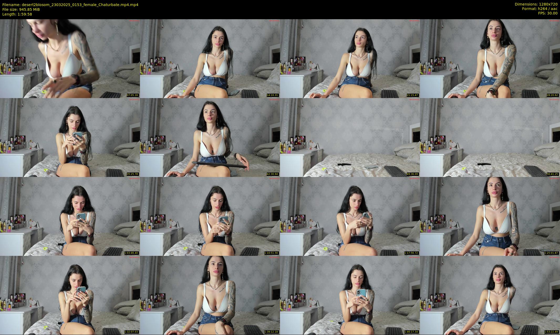 desert2blosom — 120 minute Chaturbate female cam show recording, 720p, Mar 23, 2025