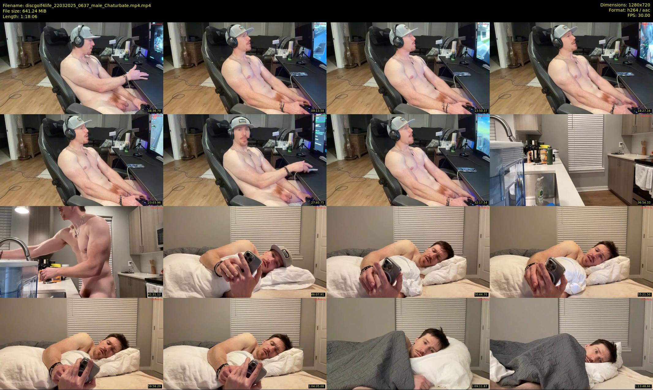 discgolf4life — 79 minute Chaturbate male cam show recording, 720p, Mar 22, 2025