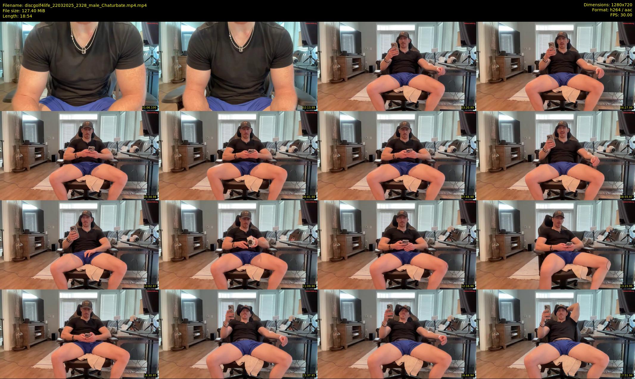 discgolf4life — 19 minute Chaturbate male cam show recording, 720p, Mar 22, 2025
