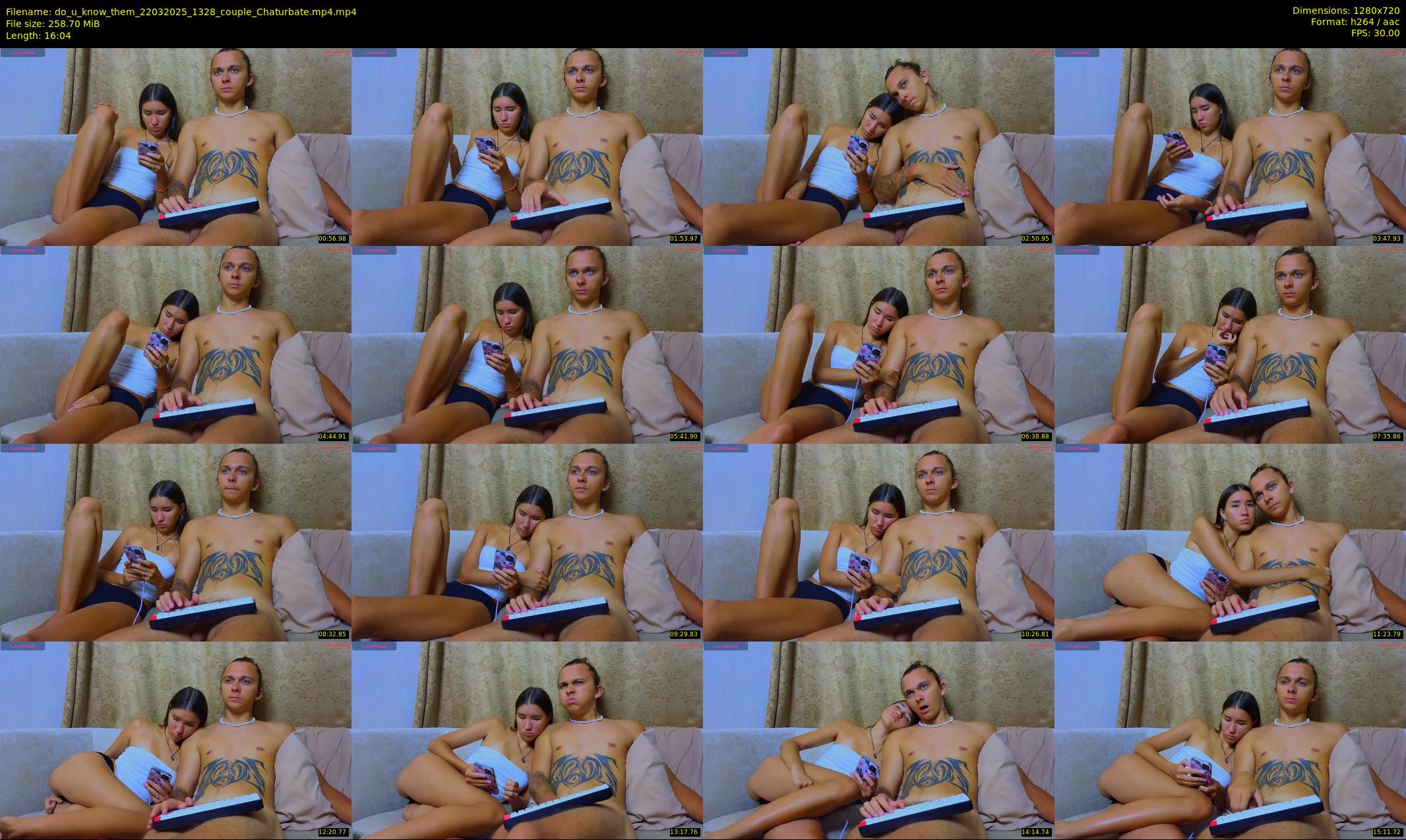 do_u_know_them — 17 minute Chaturbate couple cam show recording, 720p, Mar 22, 2025