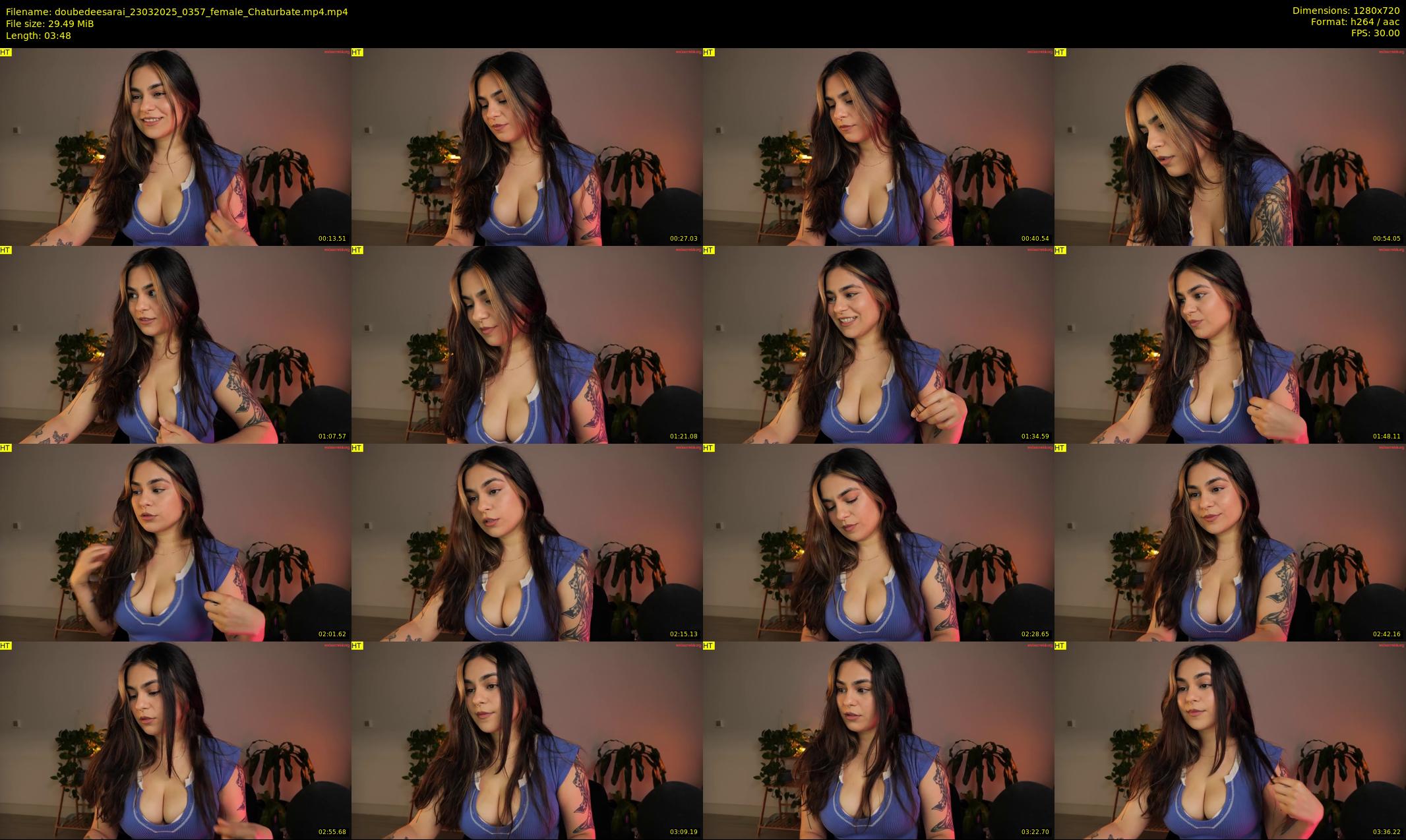 doubedeesarai — 4 minute Chaturbate female cam show recording, 720p, Mar 23, 2025