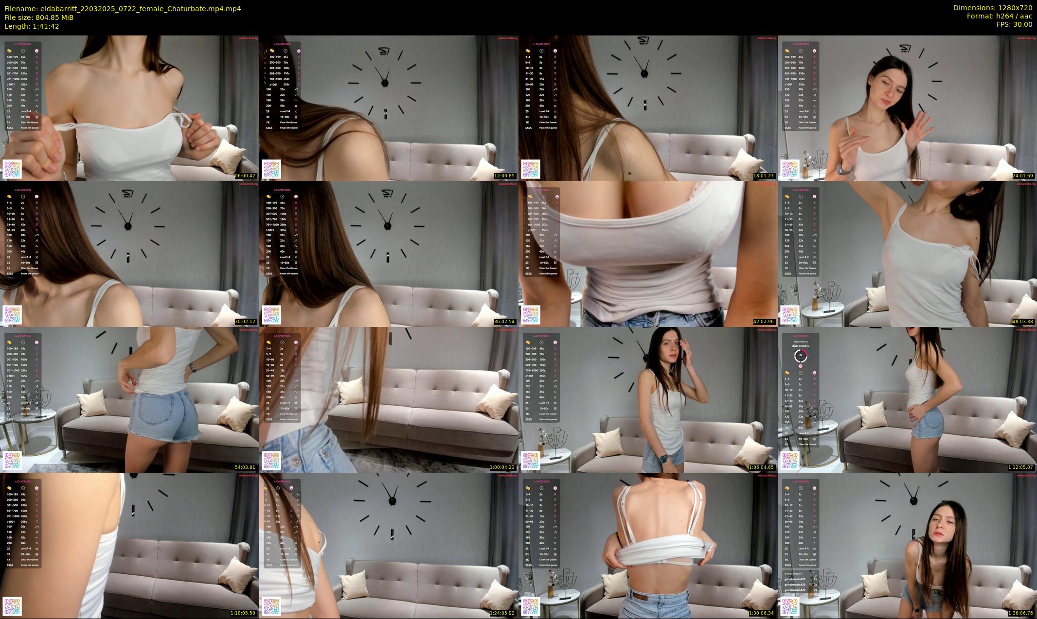 eldabarritt — 102 minute Chaturbate female cam show recording, 720p, Mar 22, 2025