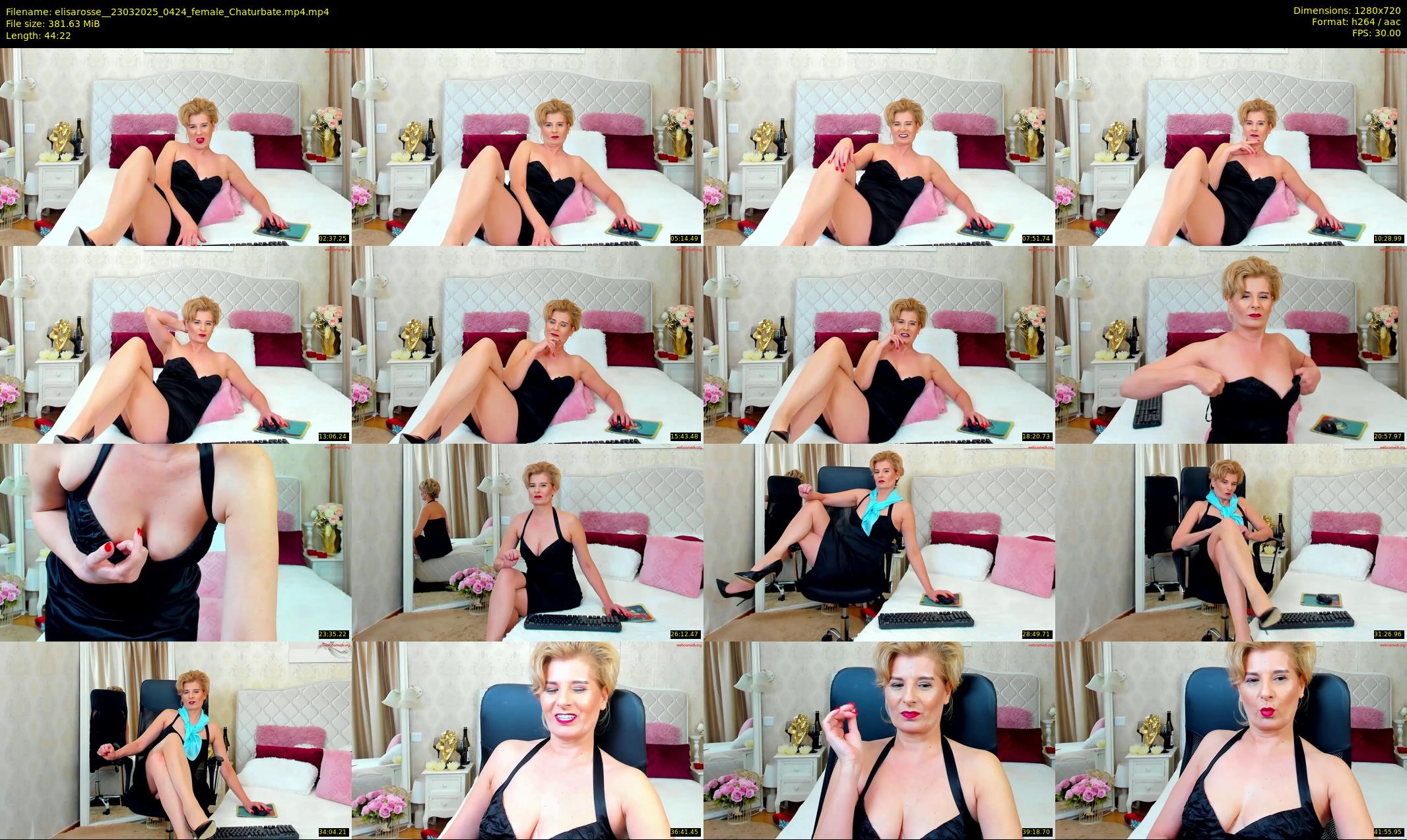 elisarosse_ — 45 minute Chaturbate female cam show recording, 720p, Mar 23, 2025