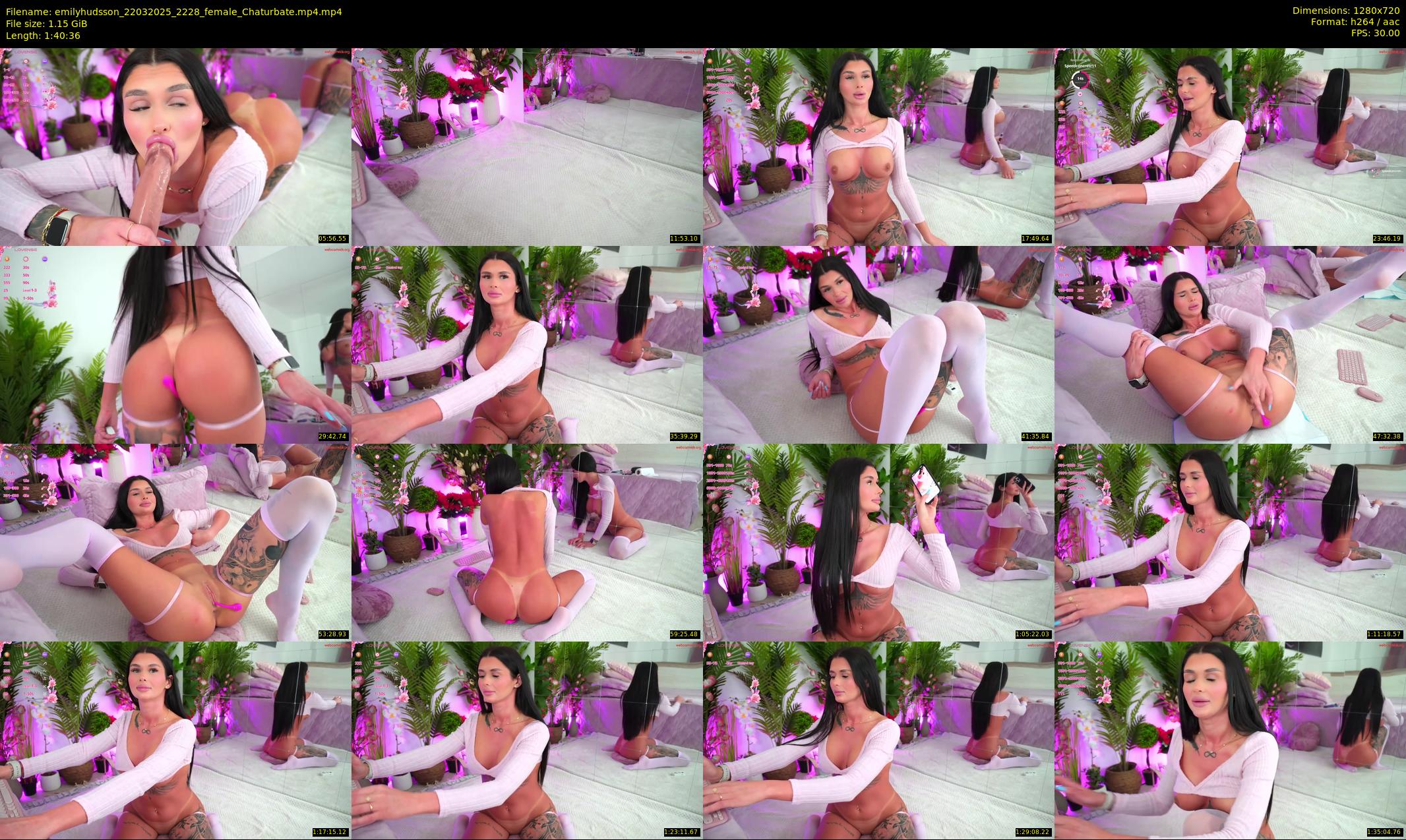 emilyhudsson — 101 minute Chaturbate female cam show recording, 720p, Mar 22, 2025