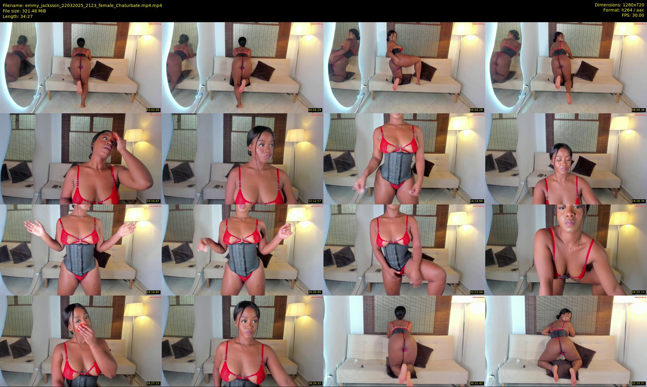 emmy_jacksson — 35 minute Chaturbate female cam show recording, 720p, Mar 22, 2025