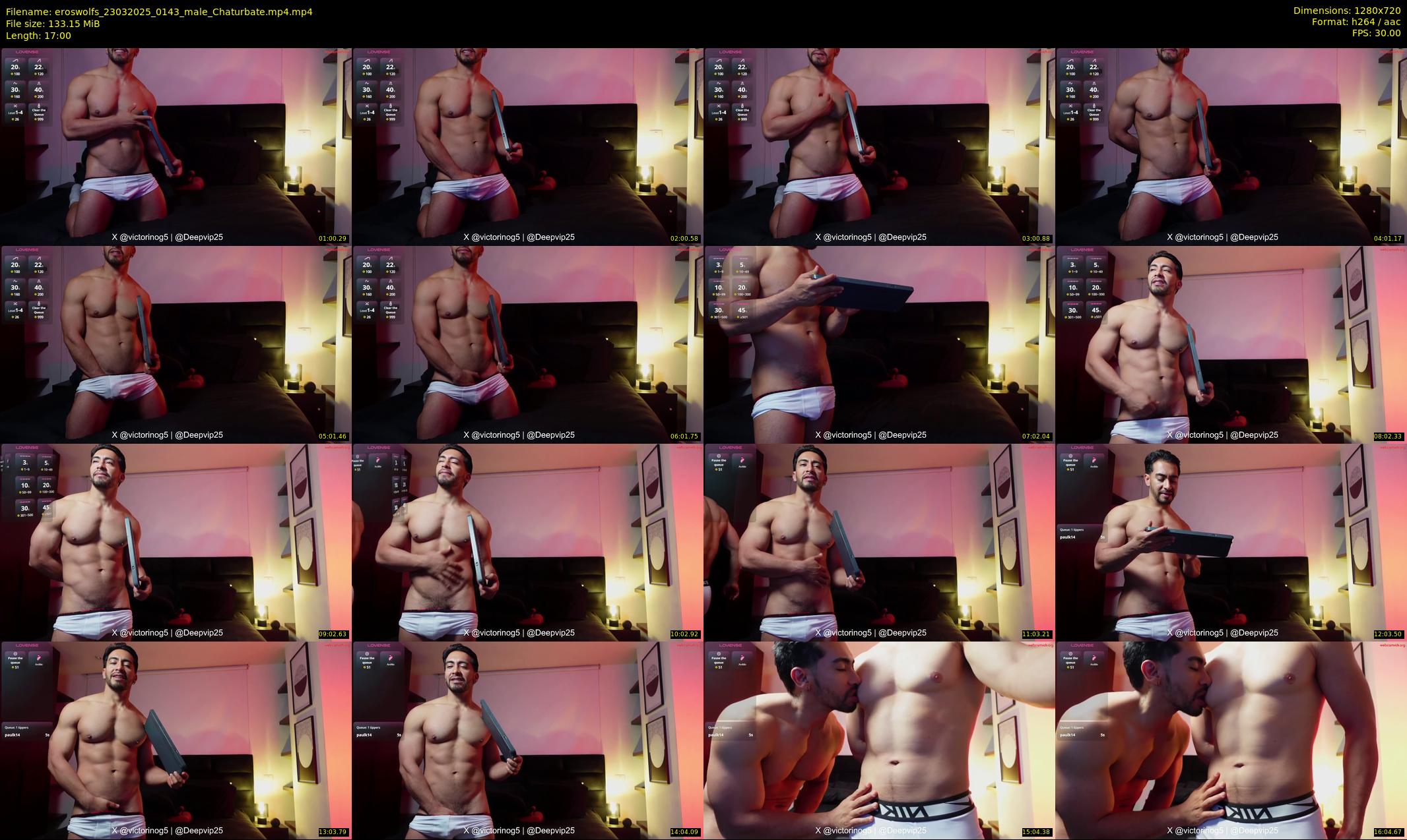 eroswolfs — 17 minute Chaturbate male cam show recording, 720p, Mar 23, 2025