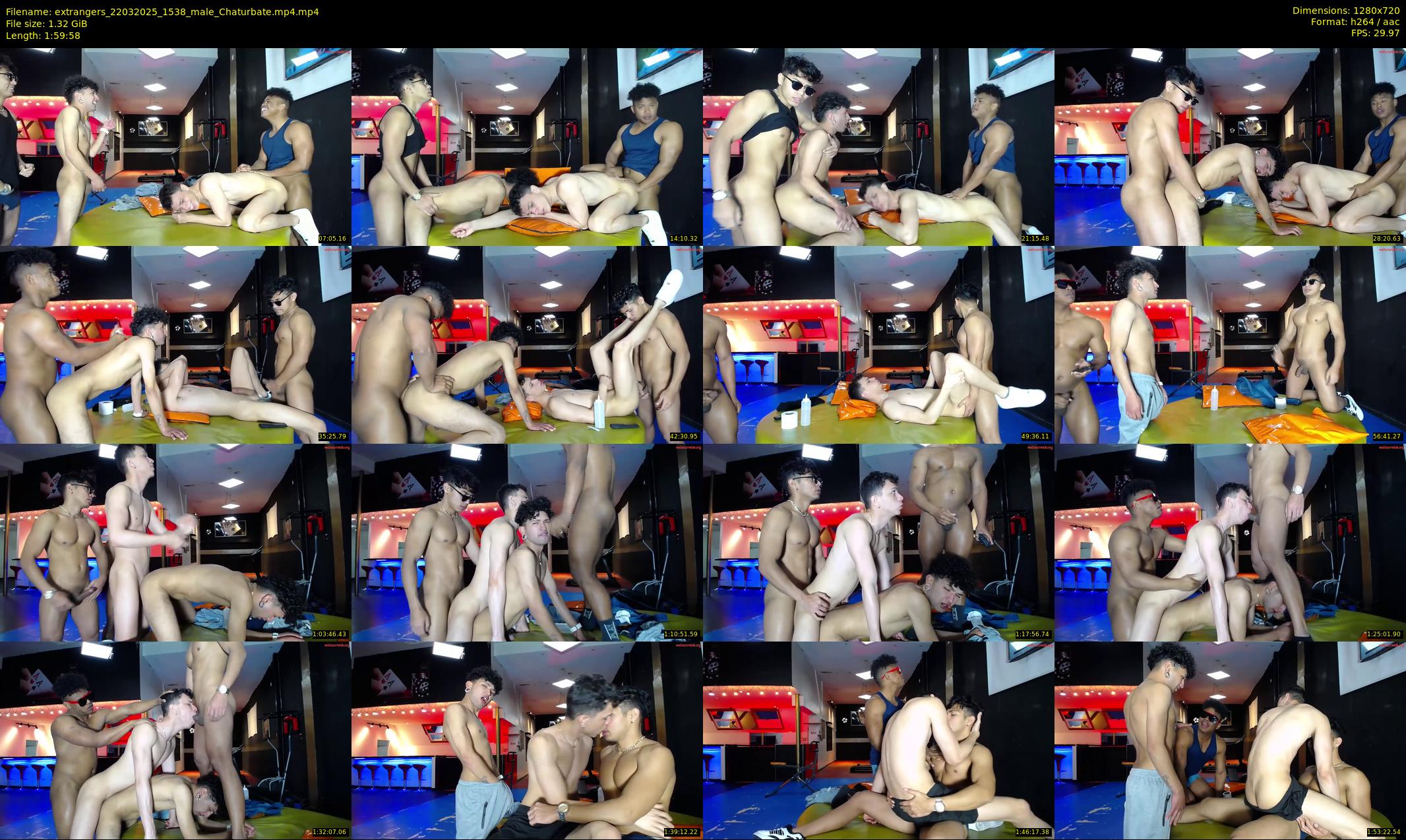 extrangers — 120 minute Chaturbate male cam show recording, 720p, Mar 22, 2025