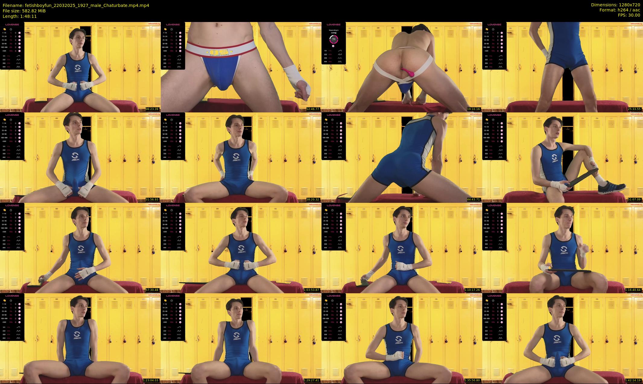 fetishboyfun — 109 minute Chaturbate male cam show recording, 720p, Mar 22, 2025
