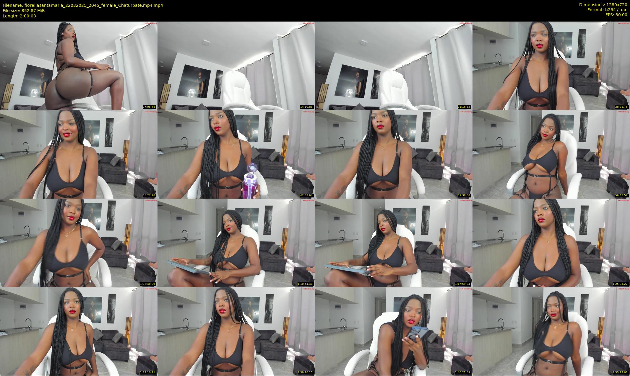 fiorellasantamaria — 121 minute Chaturbate female cam show recording, 720p, Mar 22, 2025
