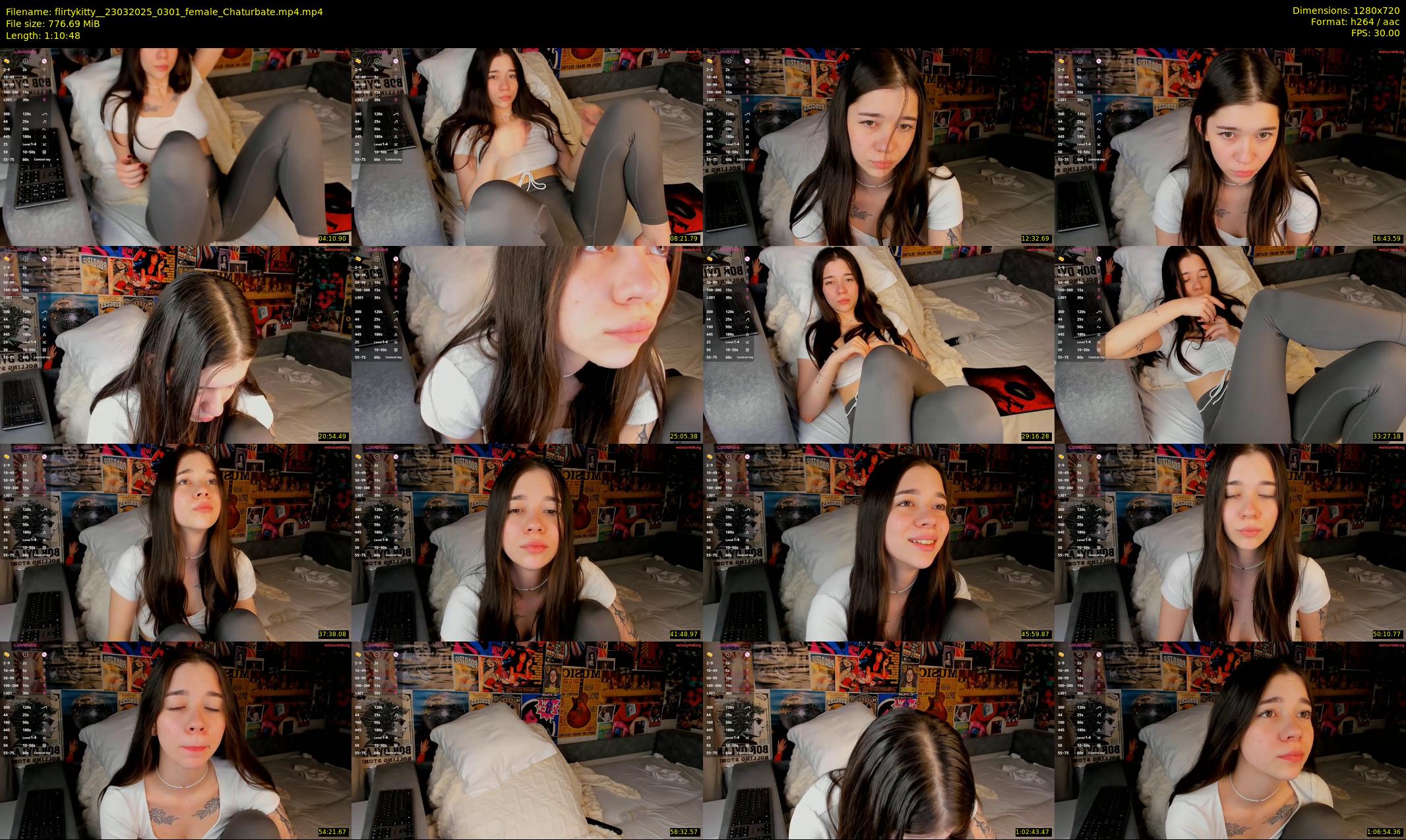 flirtykitty_ — 71 minute Chaturbate female cam show recording, 720p, Mar 23, 2025