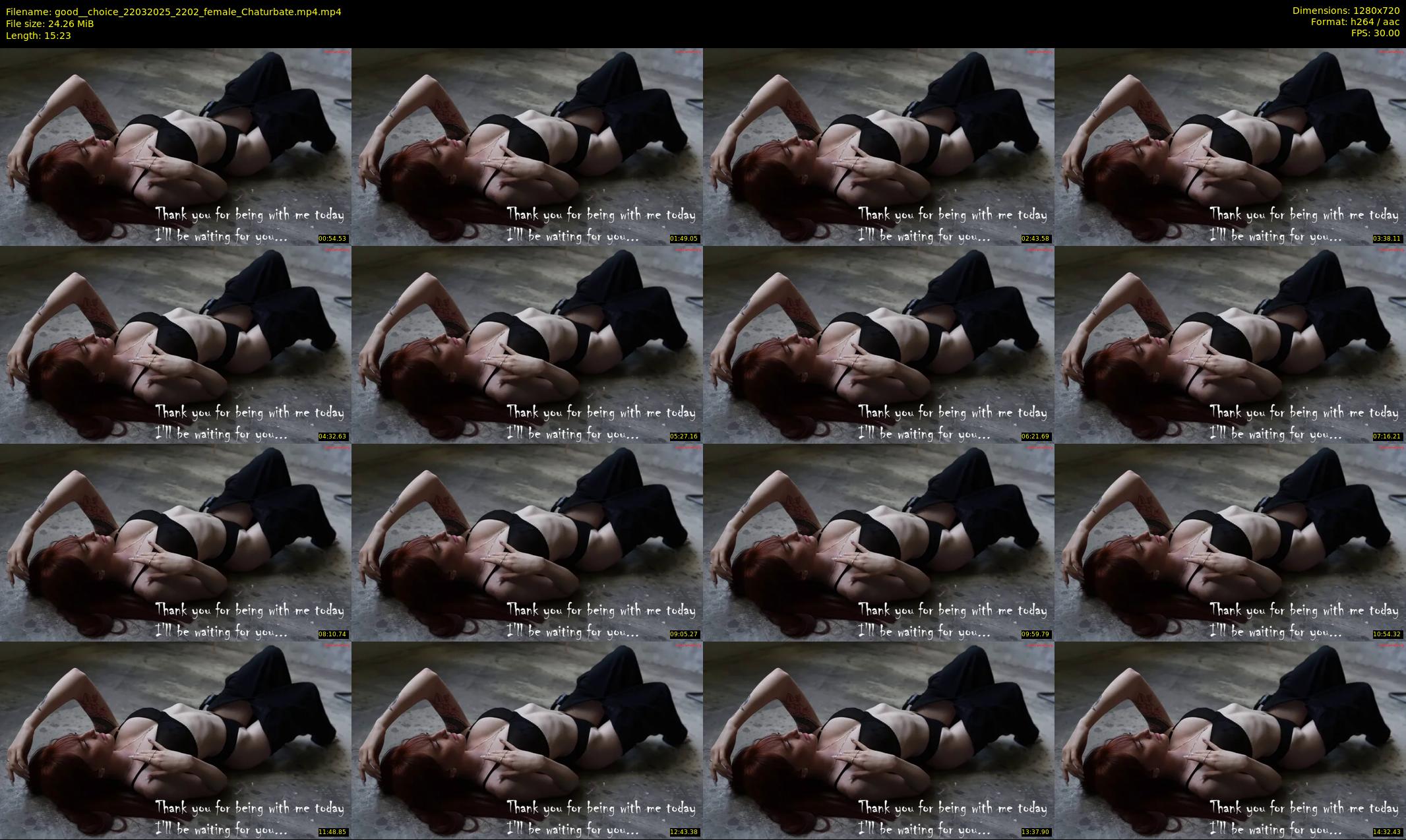 good__choice — 16 minute Chaturbate female cam show recording, 720p, Mar 22, 2025