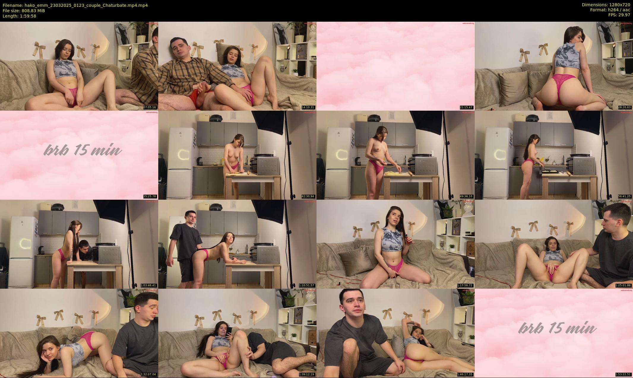 hako_emm — 120 minute Chaturbate couple cam show recording, 720p, Mar 23, 2025