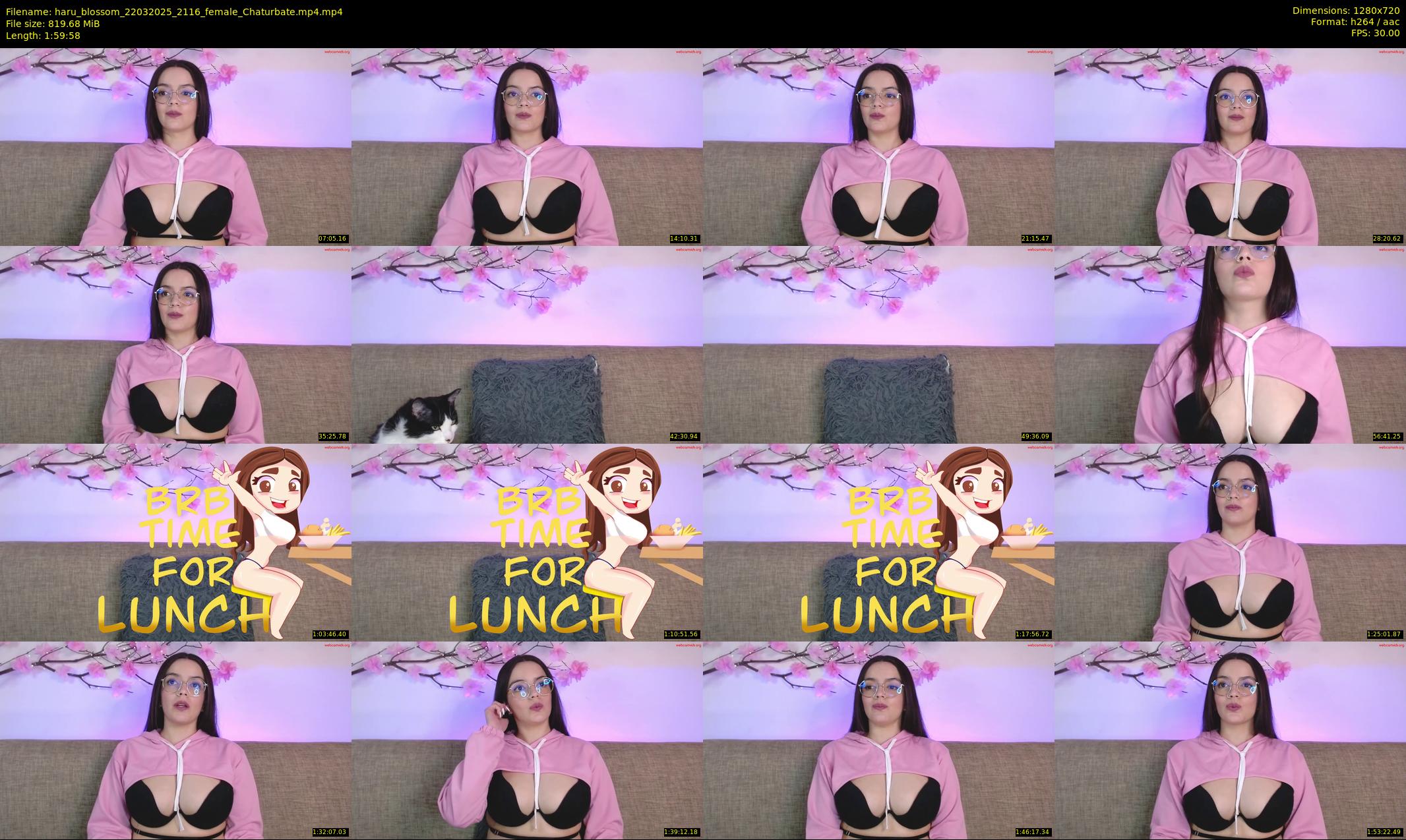 haru_blossom — 120 minute Chaturbate female cam show recording, 720p, Mar 22, 2025