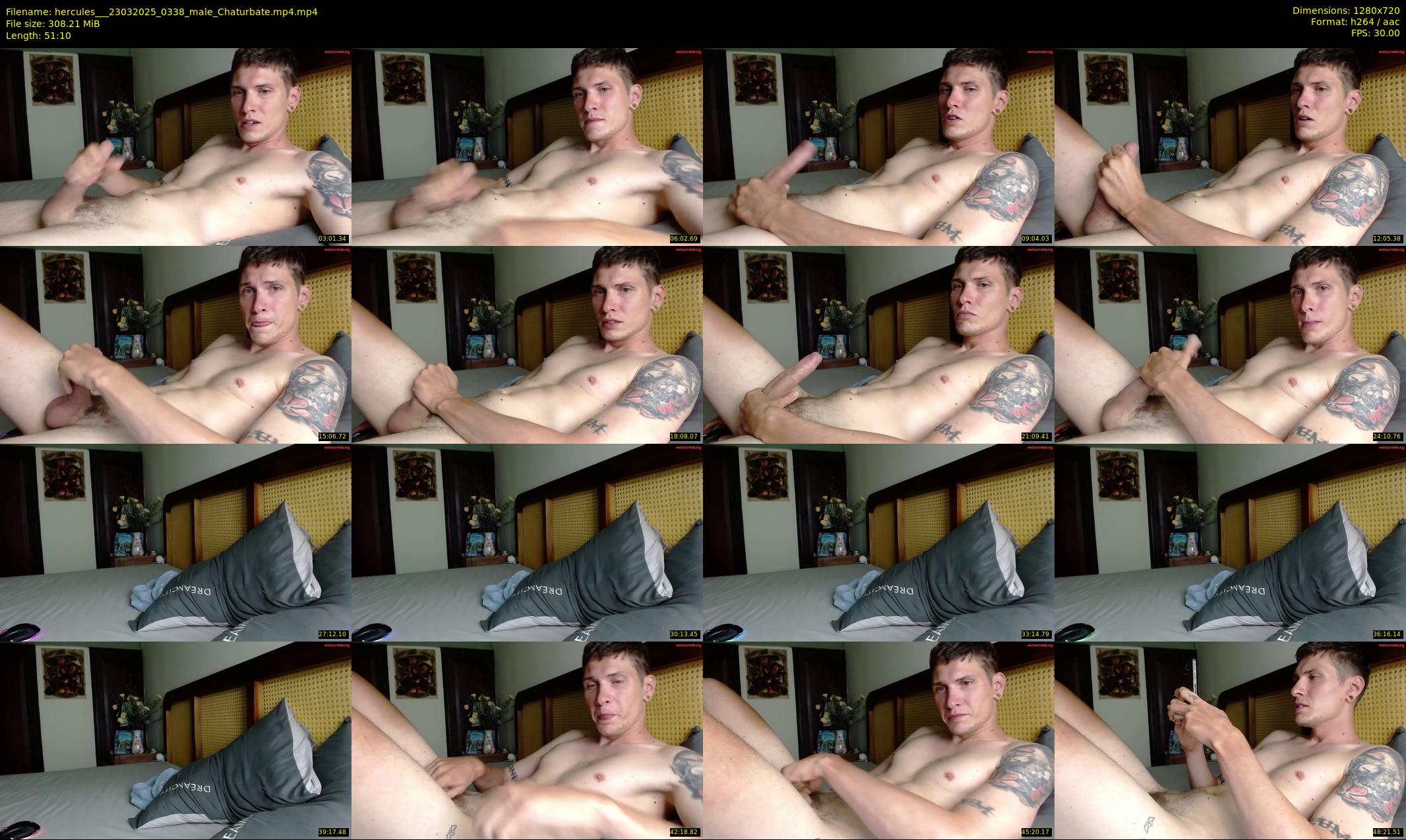 hercules__ — 52 minute Chaturbate male cam show recording, 720p, Mar 23, 2025