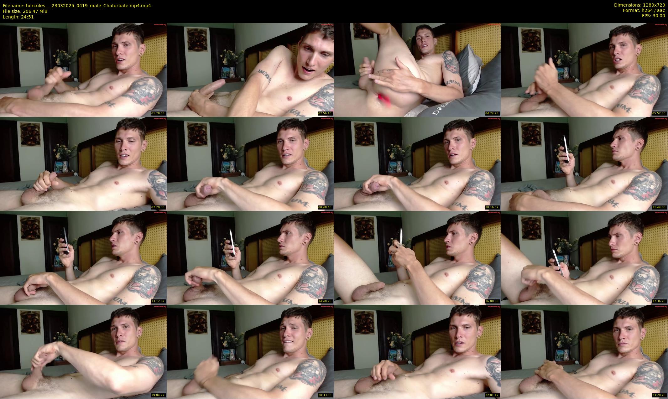 hercules__ — 25 minute Chaturbate male cam show recording, 720p, Mar 23, 2025