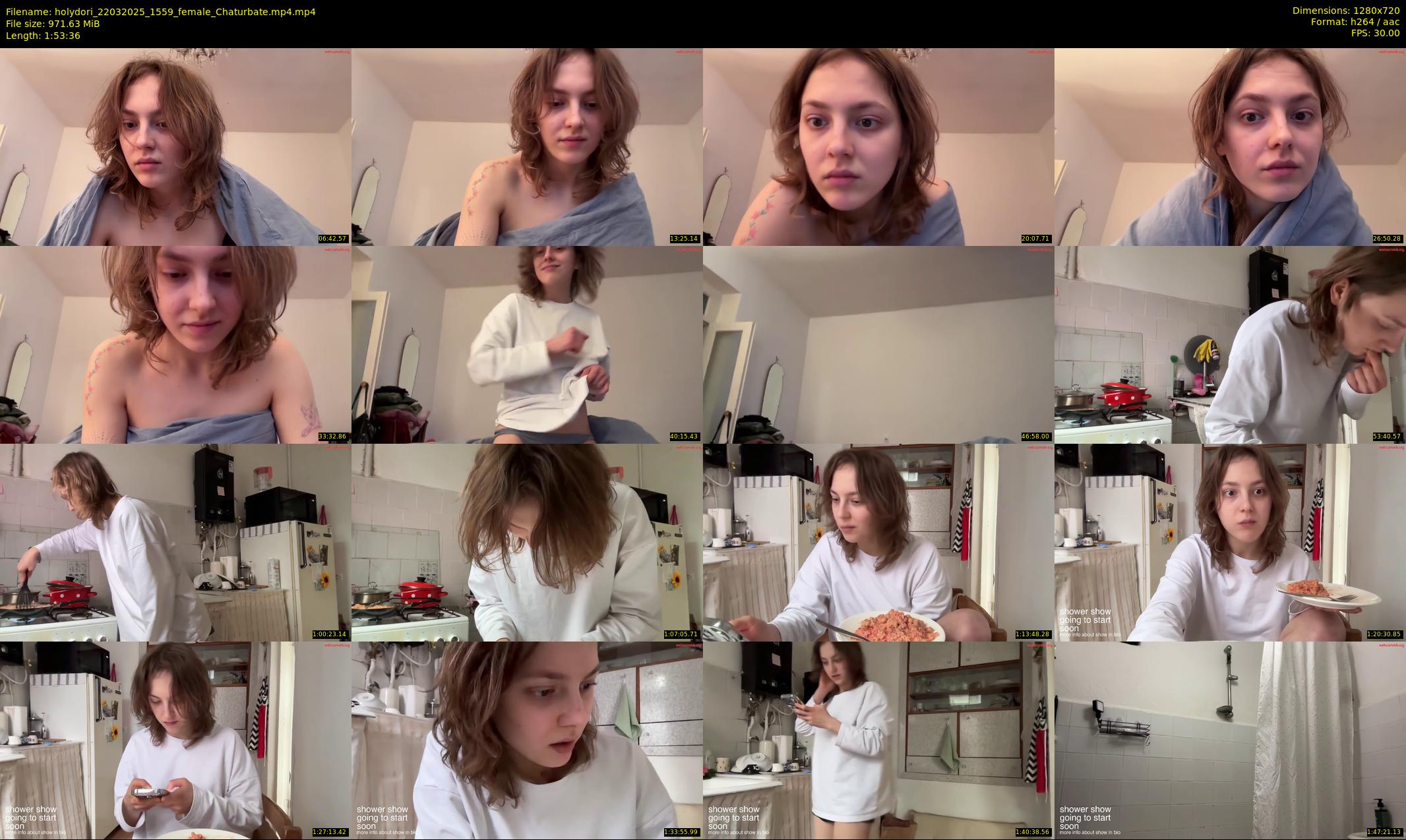 holydori — 114 minute Chaturbate female cam show recording, 720p, Mar 22, 2025