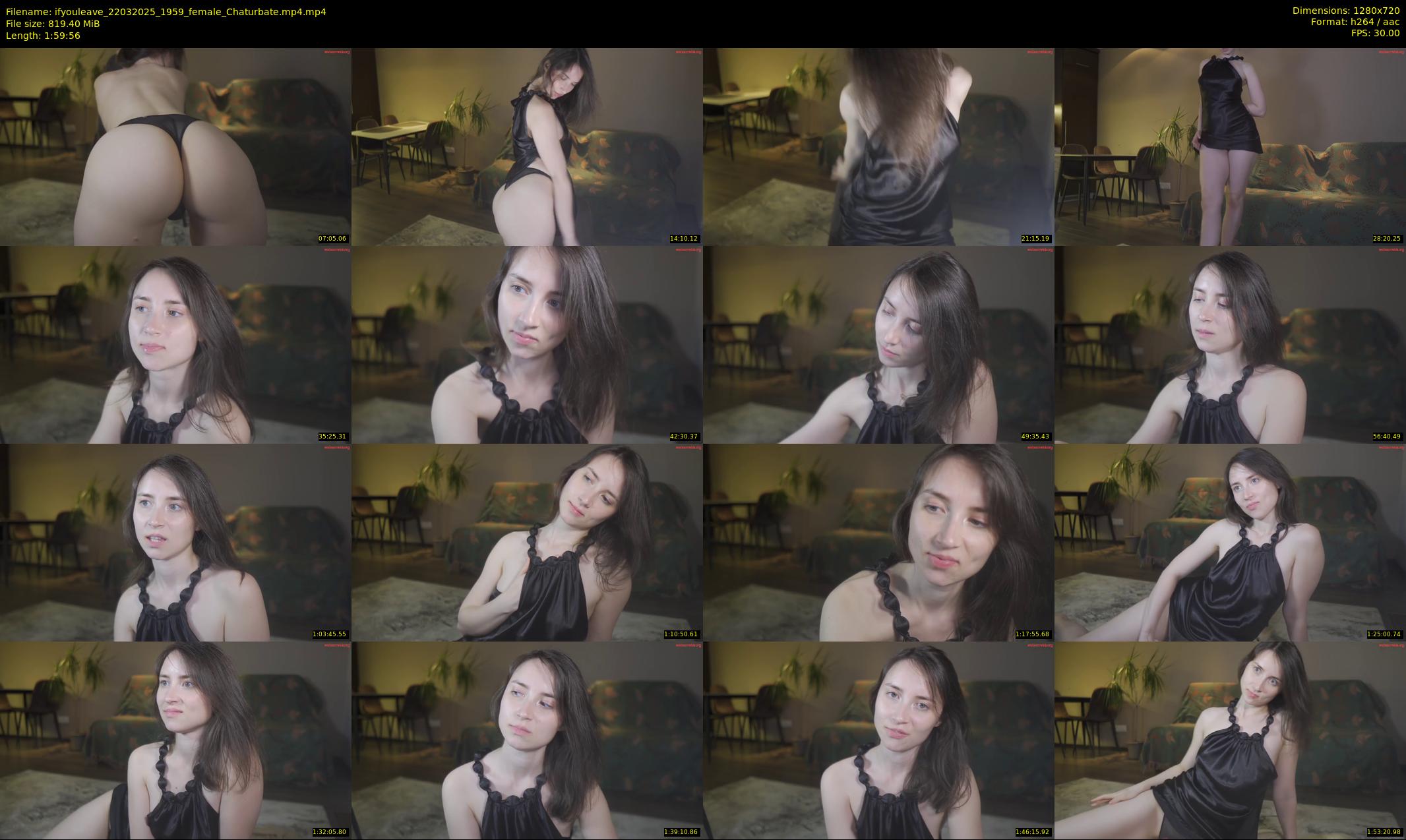 ifyouleave — 120 minute Chaturbate female cam show recording, 720p, Mar 22, 2025