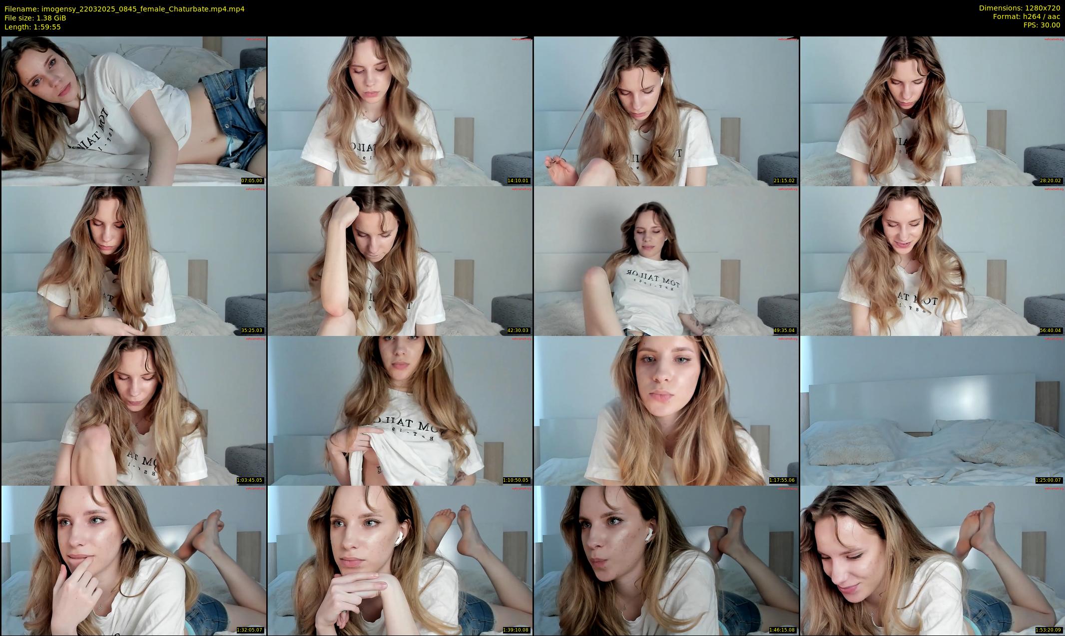 imogensy — 120 minute Chaturbate female cam show recording, 720p, Mar 22, 2025