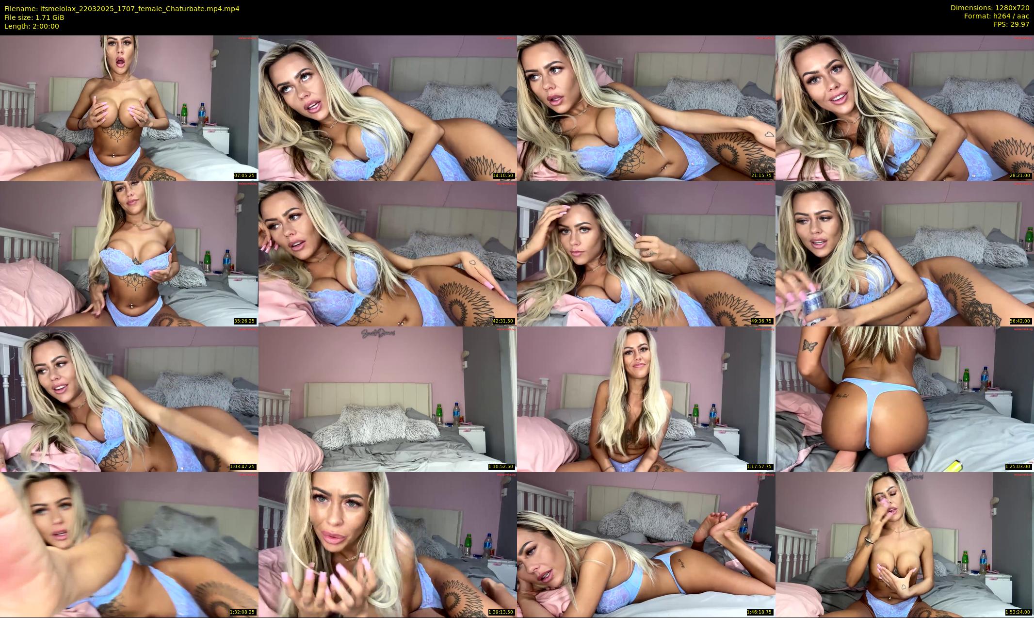 itsmelolax — 120 minute Chaturbate female cam show recording, 720p, Mar 22, 2025