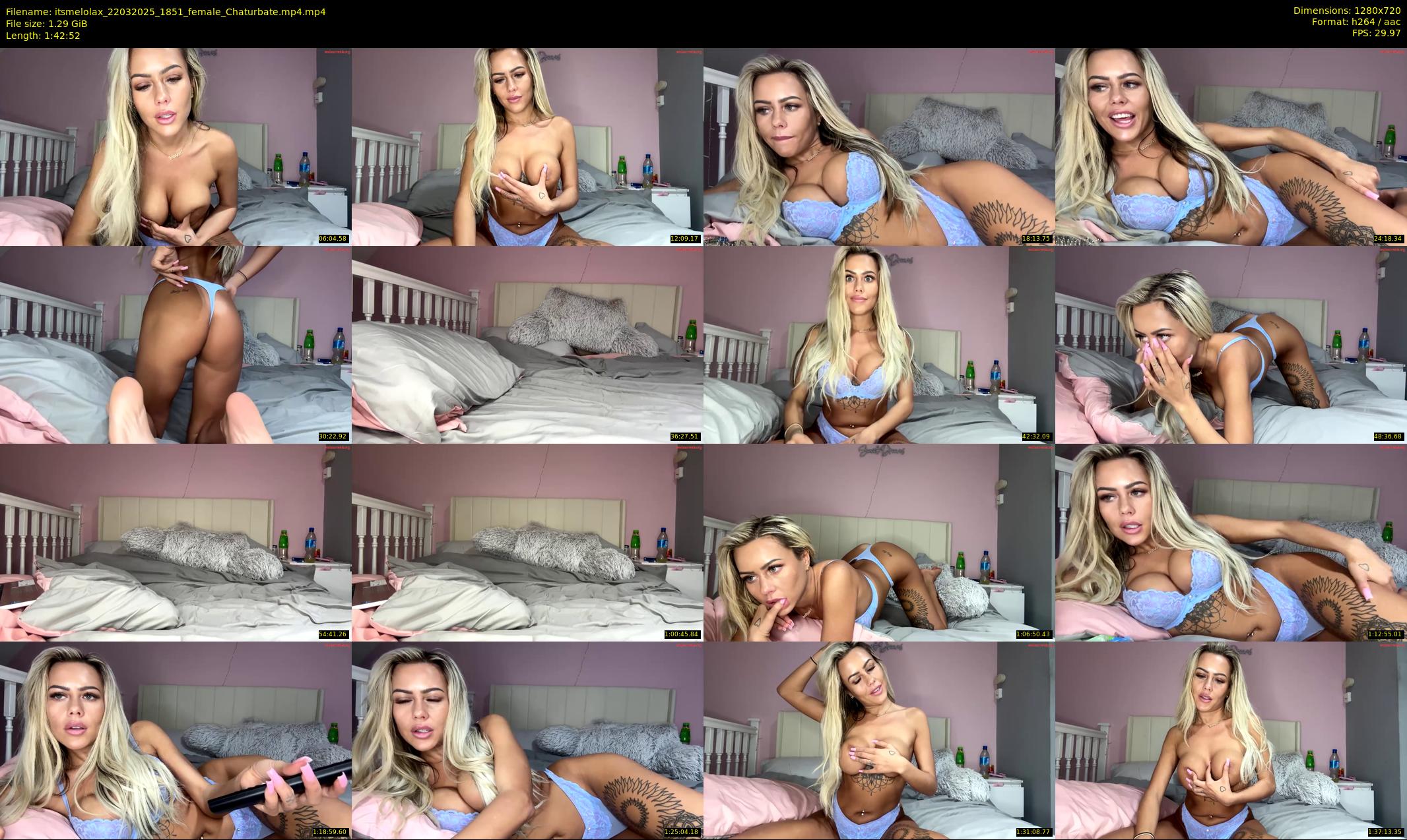 itsmelolax — 103 minute Chaturbate female cam show recording, 720p, Mar 22, 2025