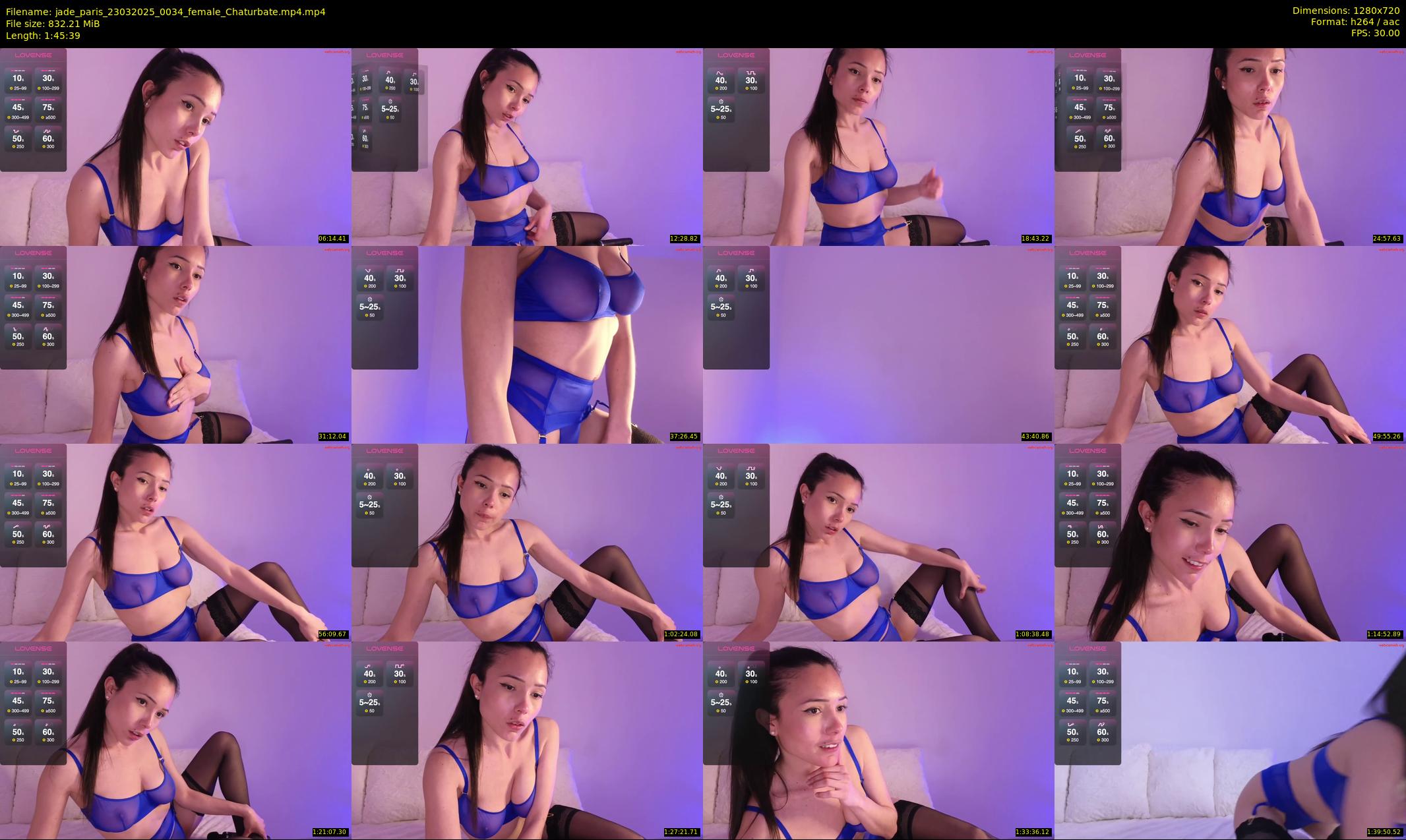 jade_paris — 106 minute Chaturbate female cam show recording, 720p, Mar 23, 2025