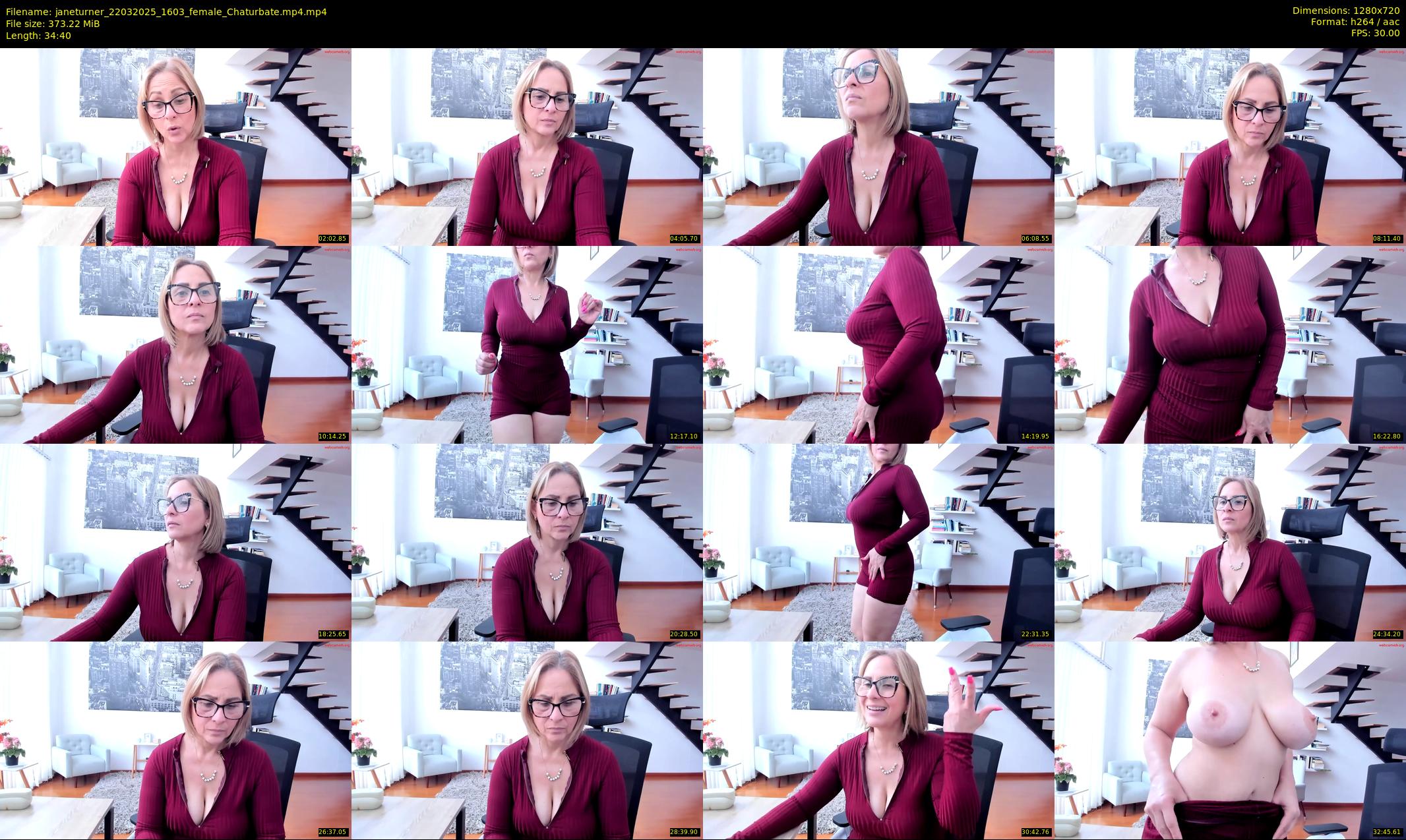 janeturner — 35 minute Chaturbate female cam show recording, 720p, Mar 22, 2025