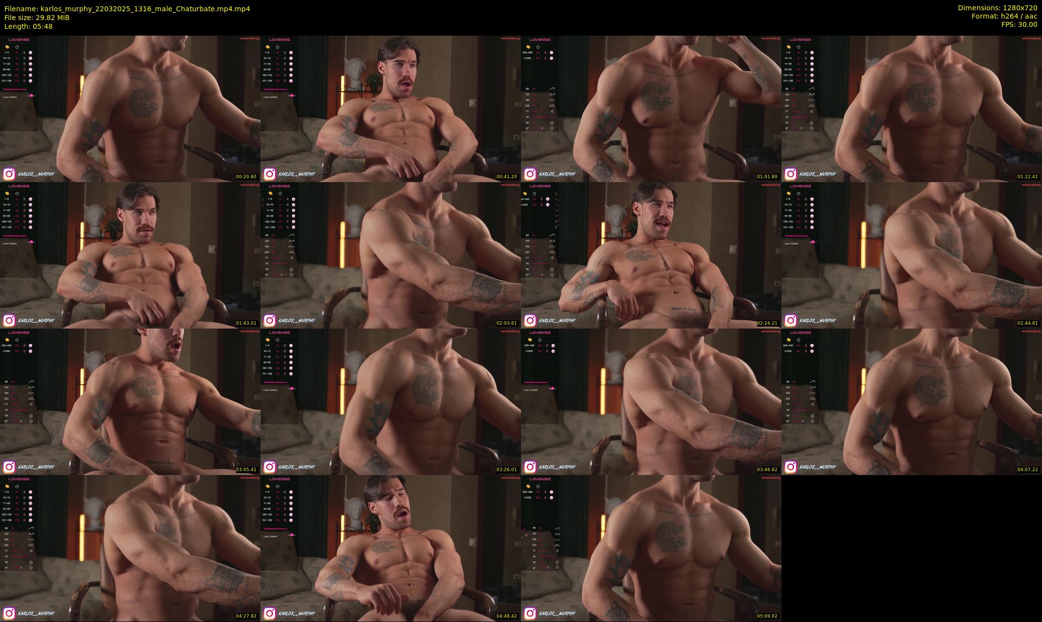 karlos_murphy — 6 minute Chaturbate male cam show recording, 720p, Mar 22, 2025