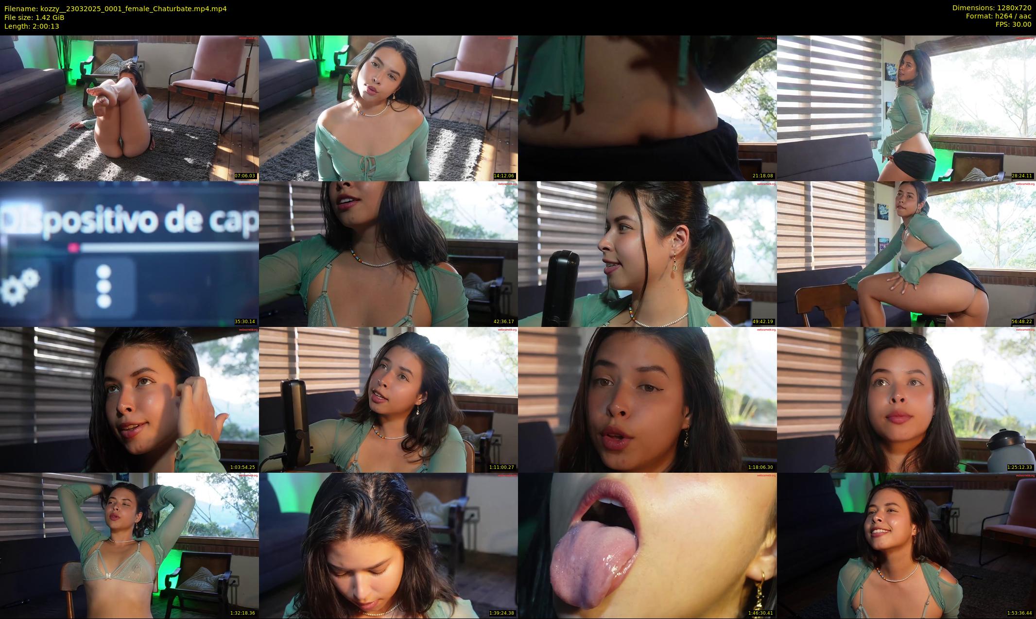 kozzy_ — 121 minute Chaturbate female cam show recording, 720p, Mar 23, 2025