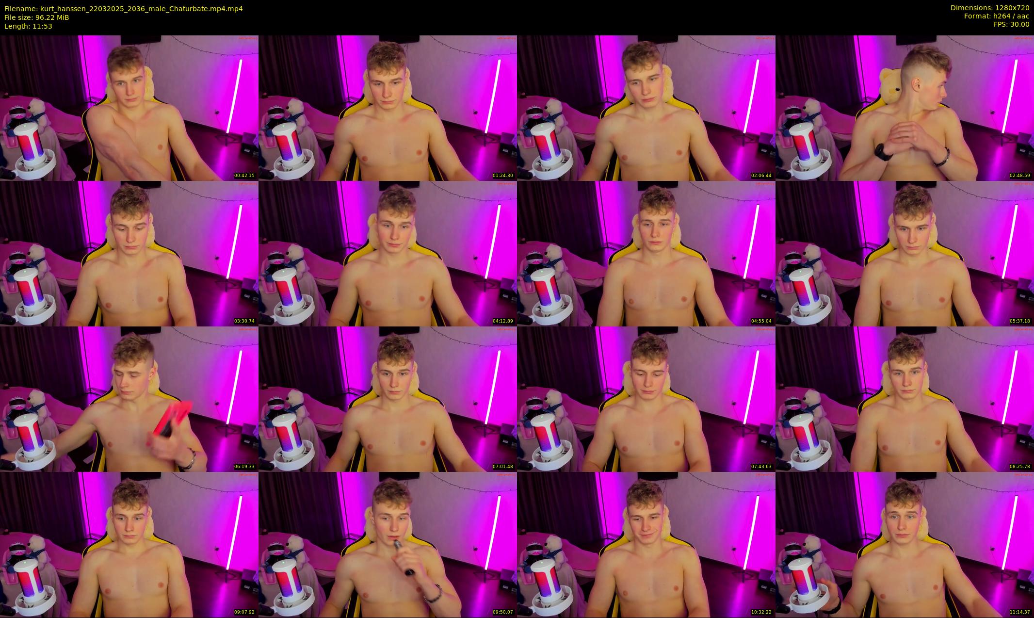 kurt_hanssen — 12 minute Chaturbate male cam show recording, 720p, Mar 22, 2025
