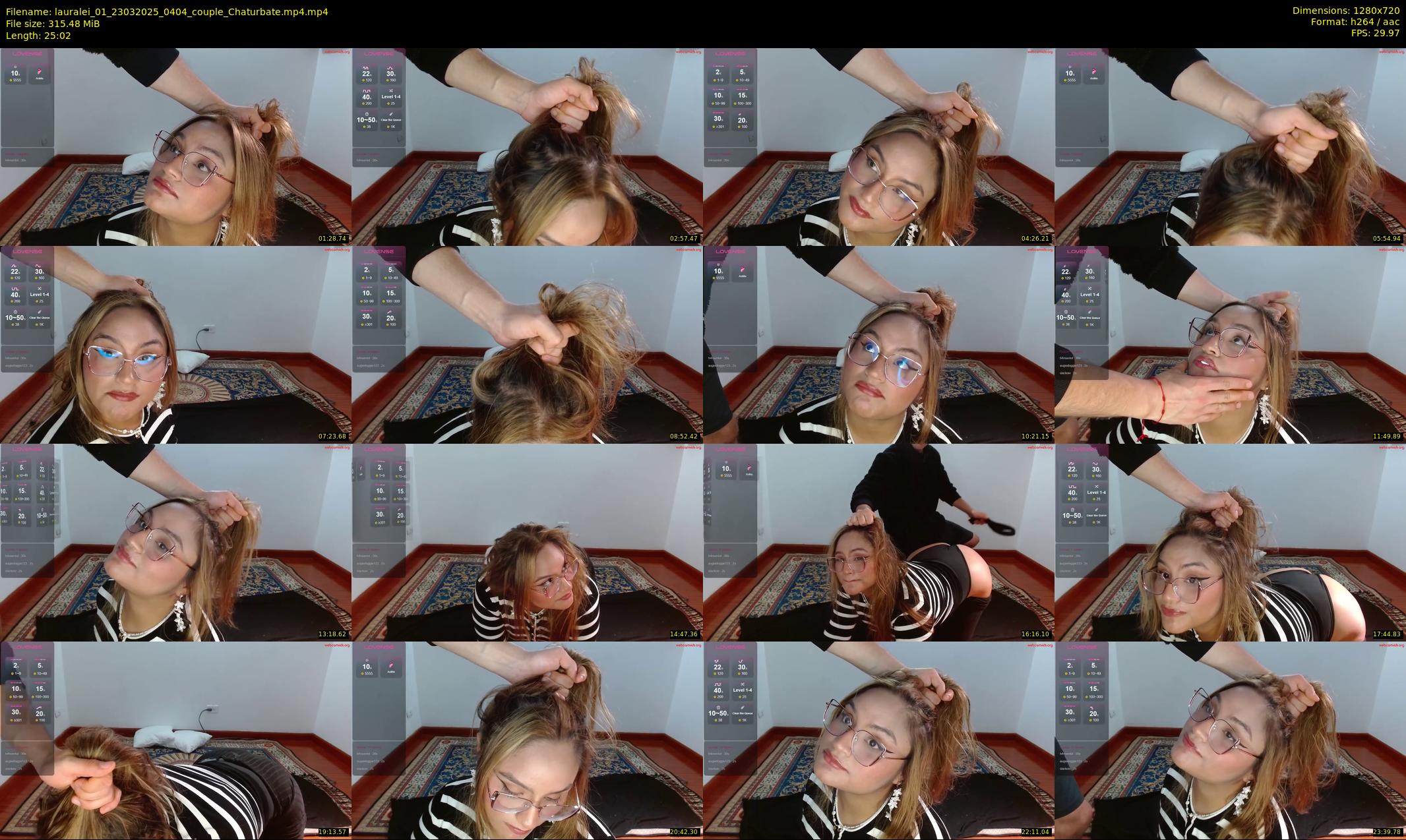 lauralei_01 — 26 minute Chaturbate couple cam show recording, 720p, Mar 23, 2025