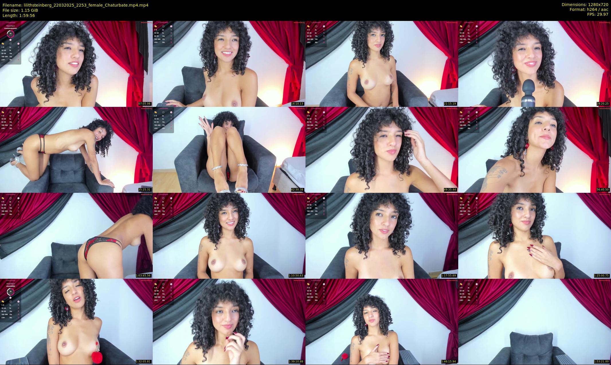 lilithsteinberg — 120 minute Chaturbate female cam show recording, 720p, Mar 22, 2025