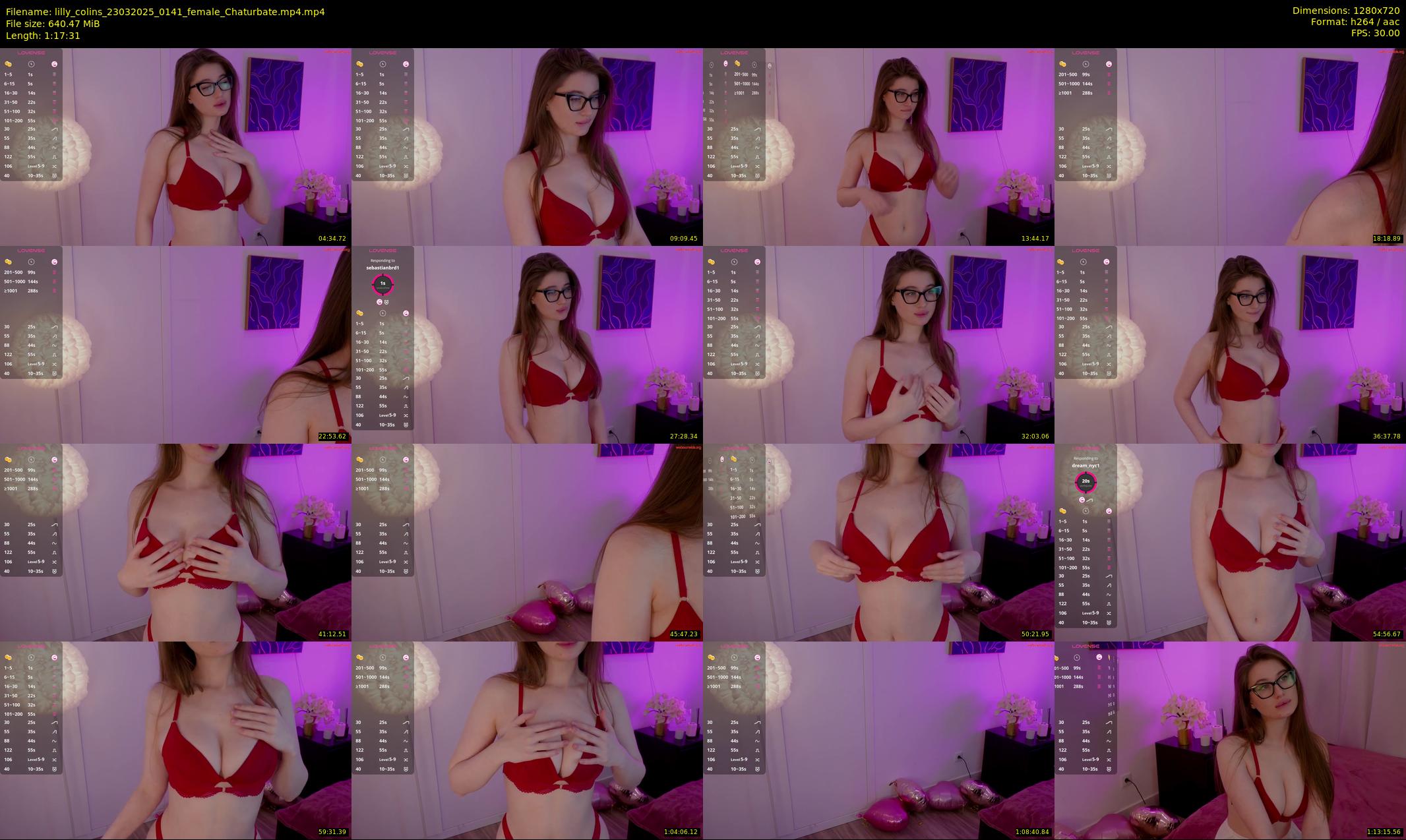 lilly_colins — 78 minute Chaturbate female cam show recording, 720p, Mar 23, 2025