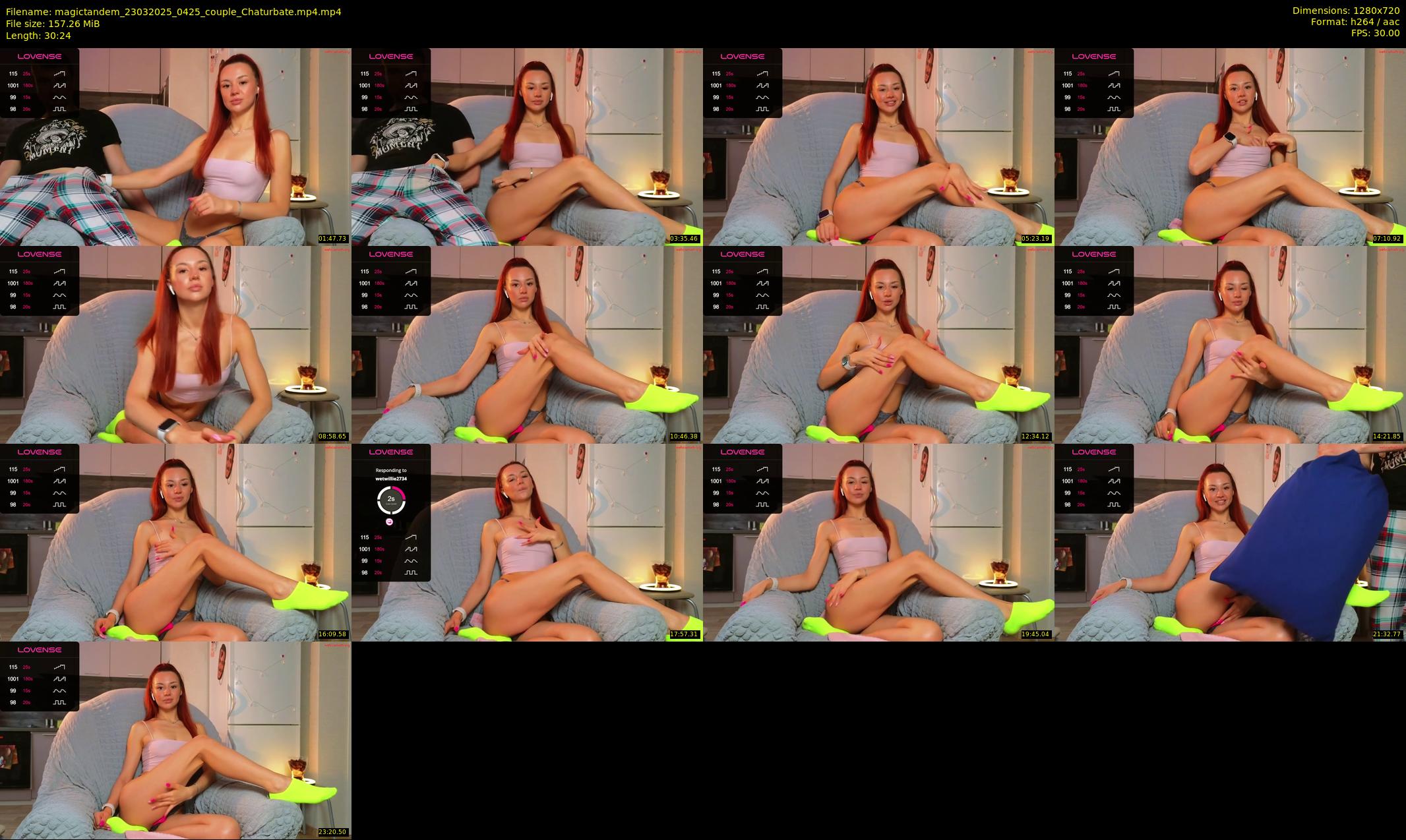 magictandem — 31 minute Chaturbate couple cam show recording, 720p, Mar 23, 2025