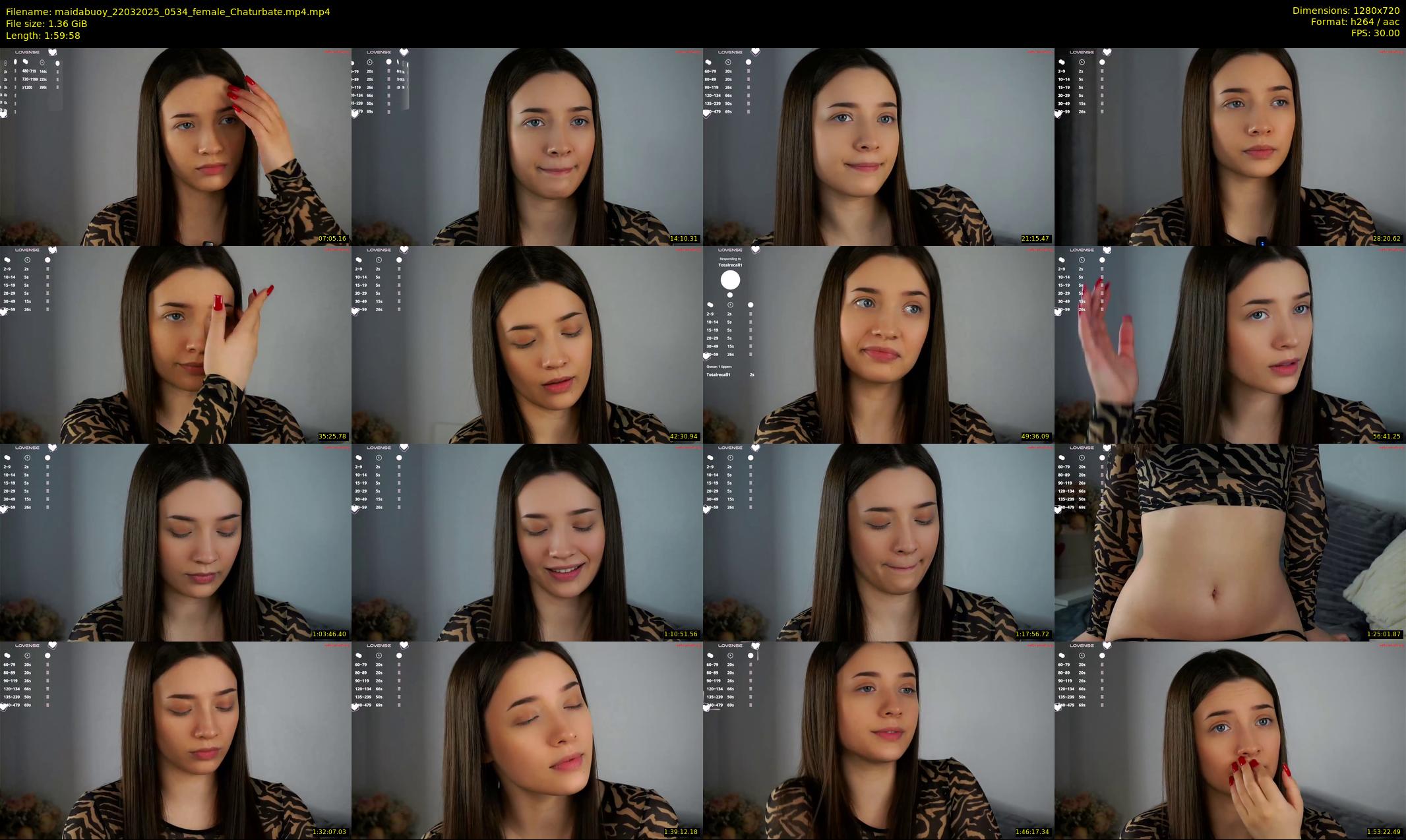 maidabuoy — 120 minute Chaturbate female cam show recording, 720p, Mar 22, 2025