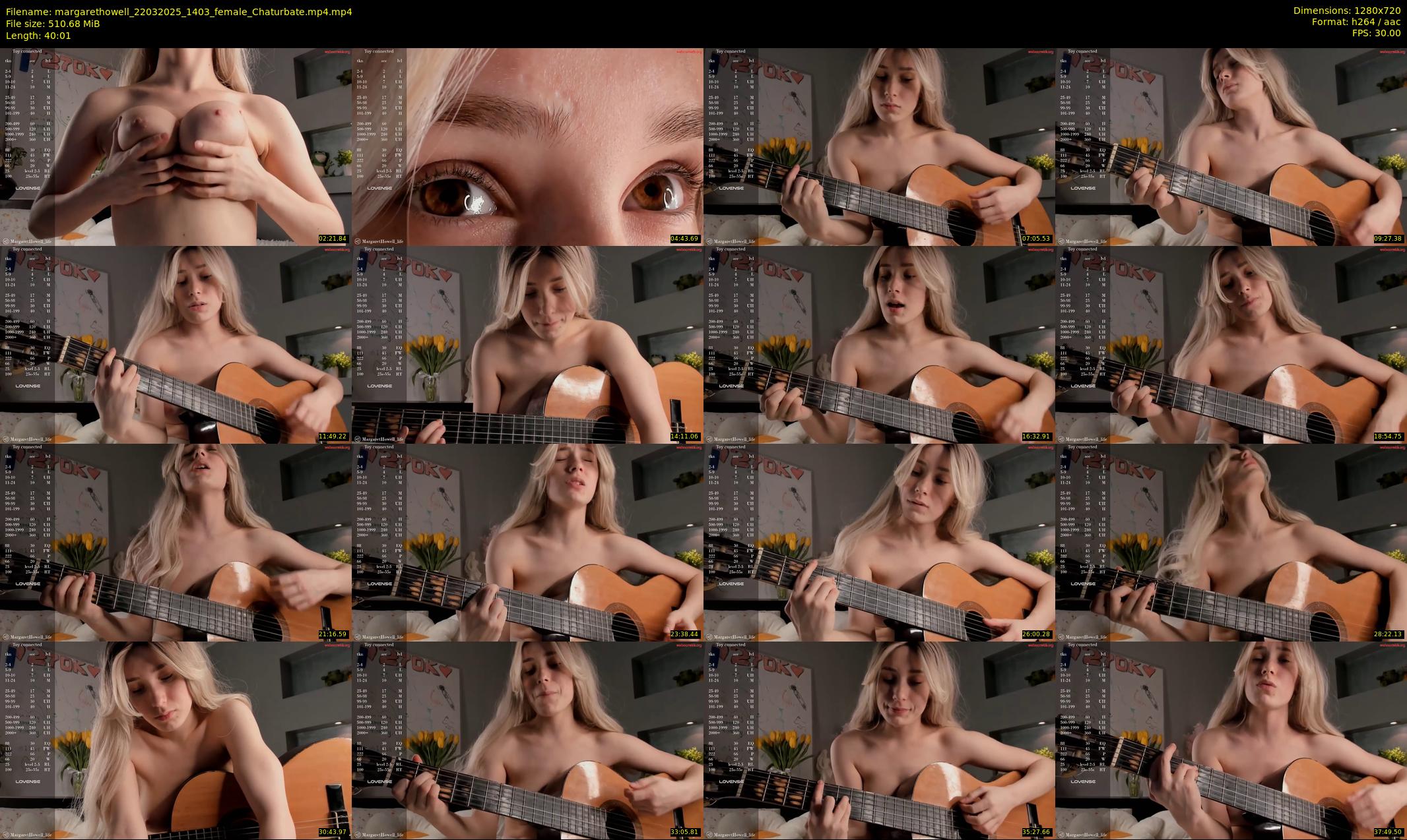 margarethowell — 41 minute Chaturbate female cam show recording, 720p, Mar 22, 2025
